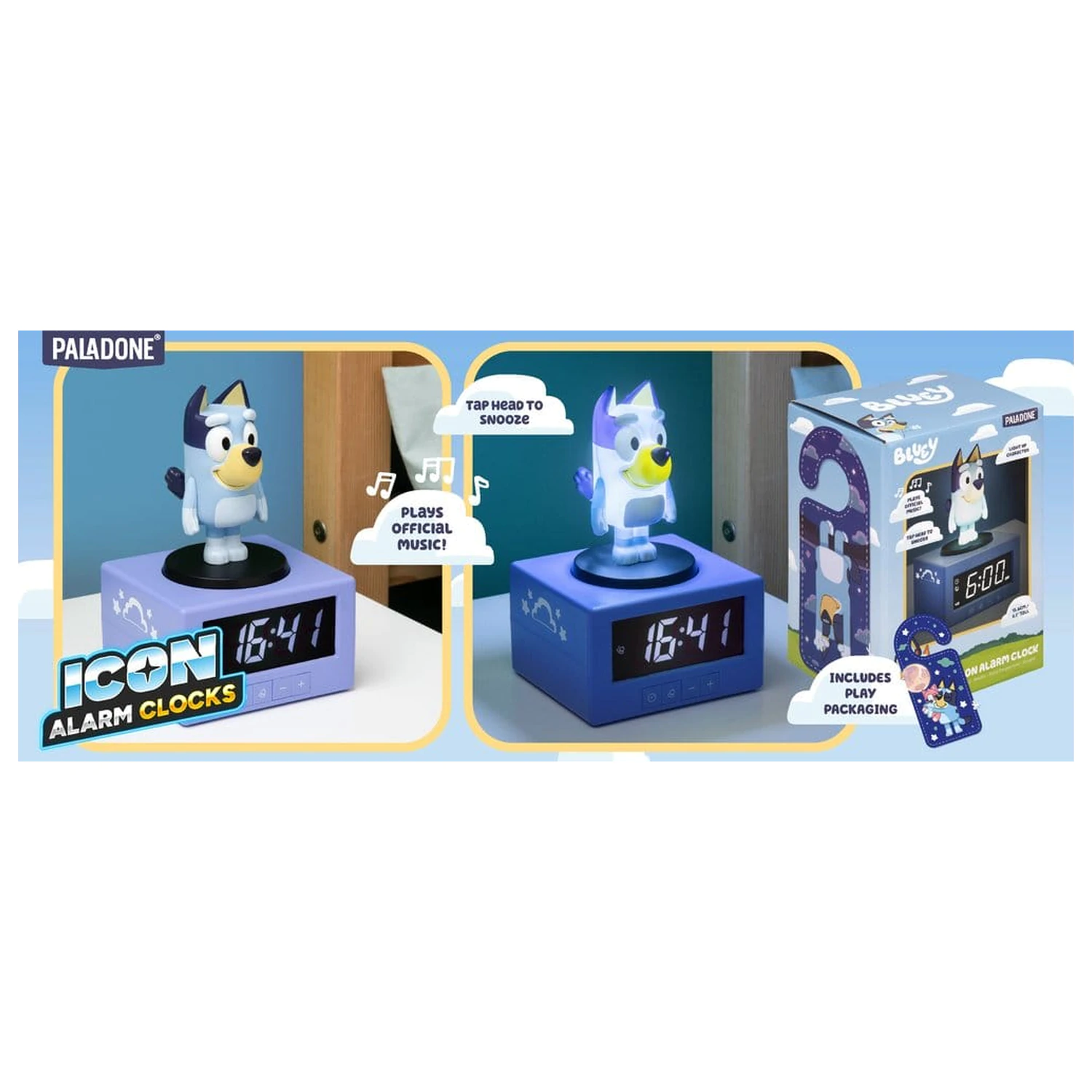 Bluey Icon ébresztőóra termékfotó