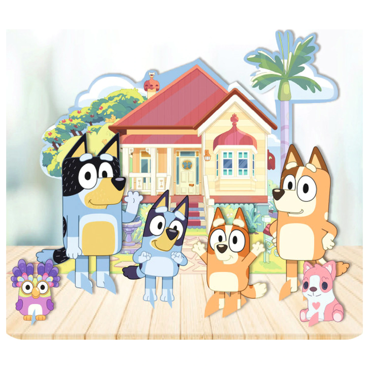 Bluey Joke asztali dekoráció szett 7 db-os termékfotó