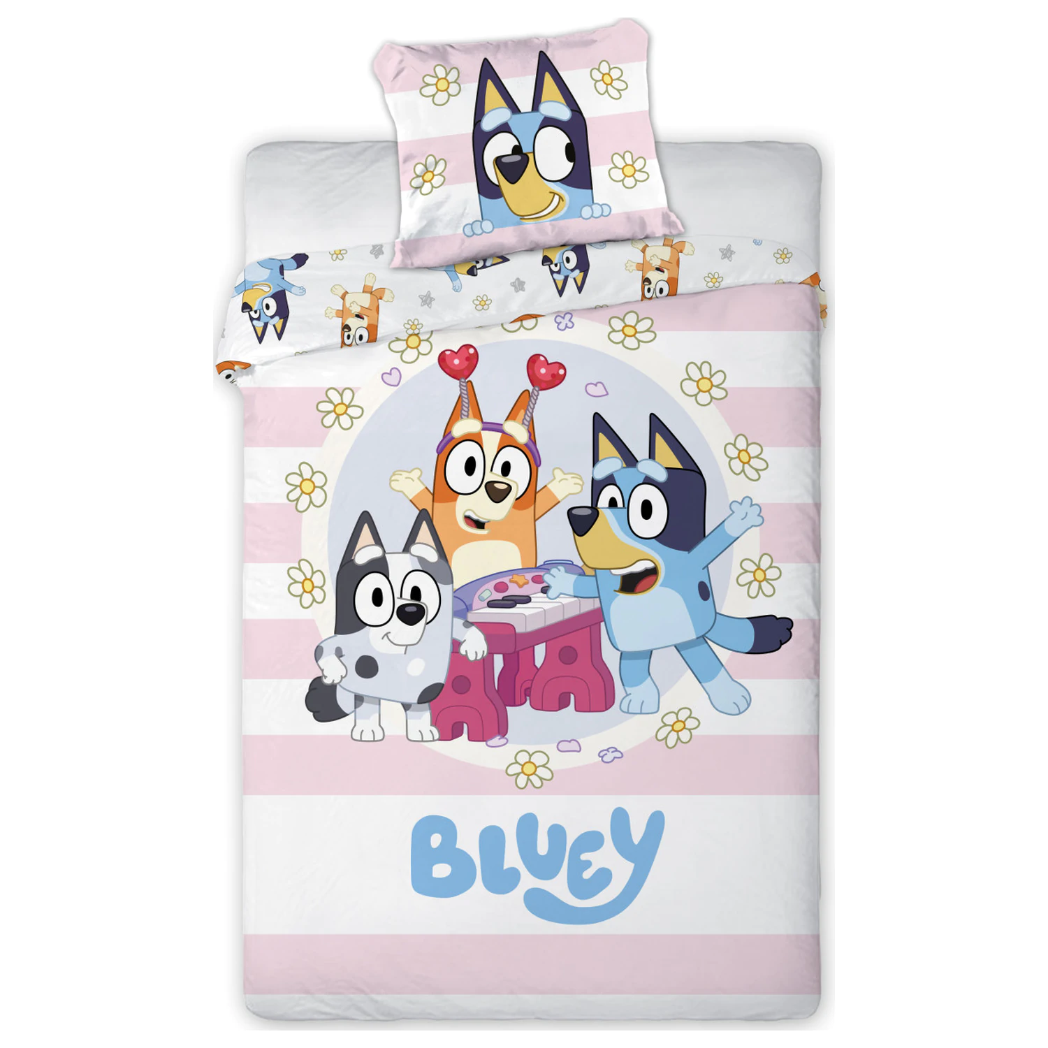 Bluey Joyful gyerek, ovis ágyneműhuzat termékfotó