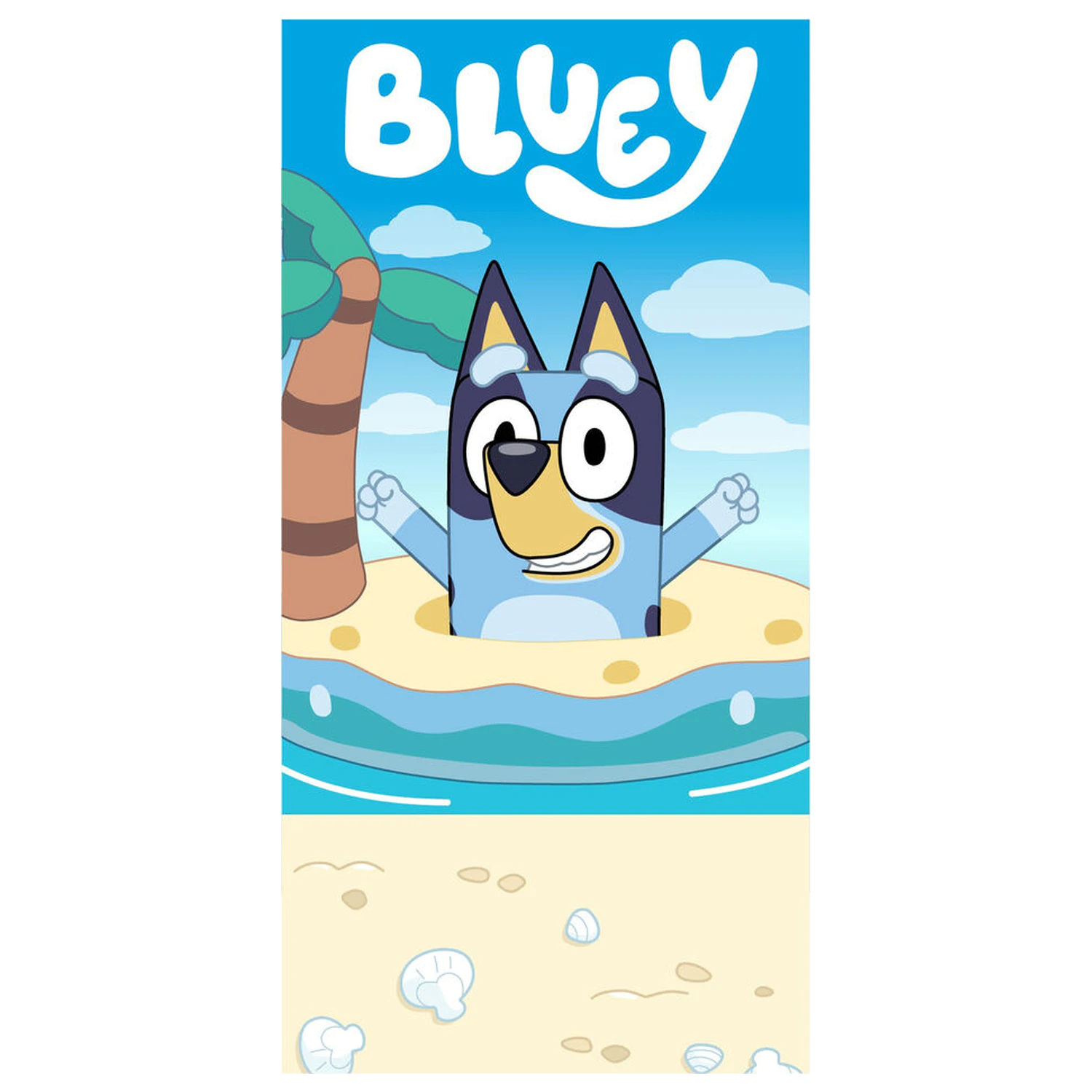 Bluey mikroszálas strandtörölköző termékfotó