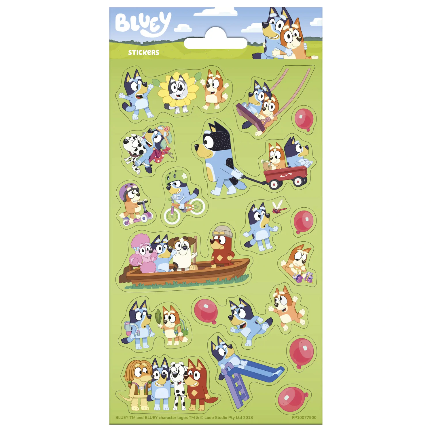 Bluey Play matrica termékfotó