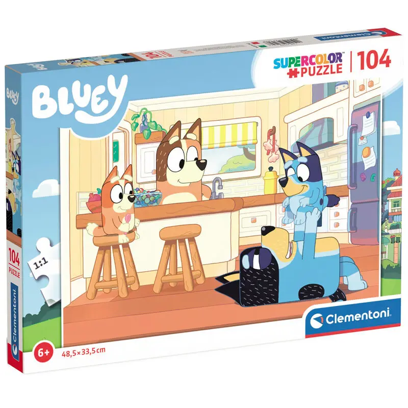 Bluey puzzle 104db-os termékfotó