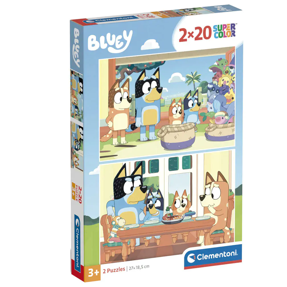 Bluey puzzle 2x20db-os termékfotó