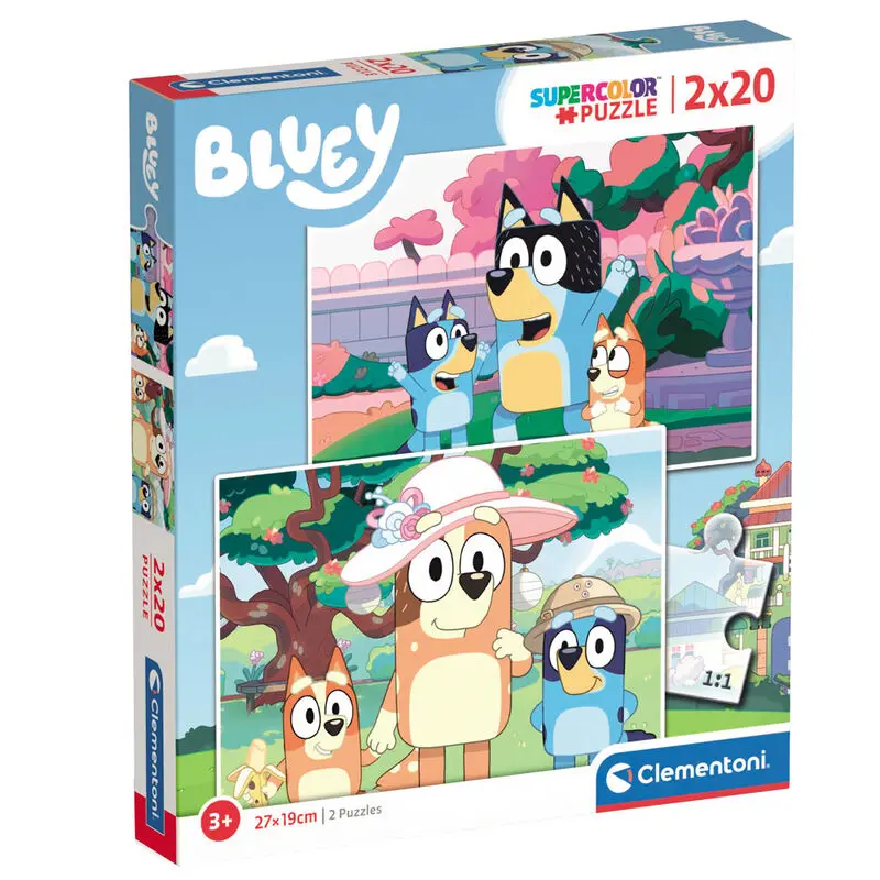 Bluey puzzle 2x20db-os termékfotó