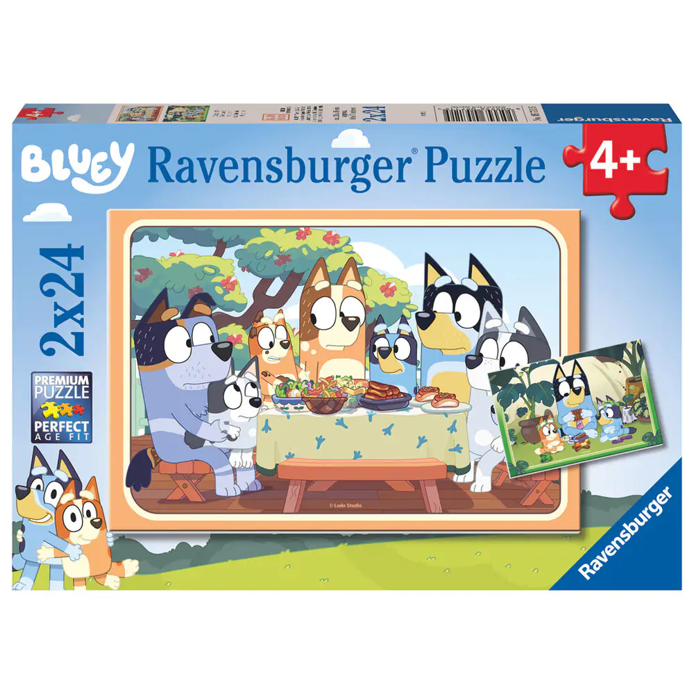 Bluey puzzle 2x24db-os termékfotó