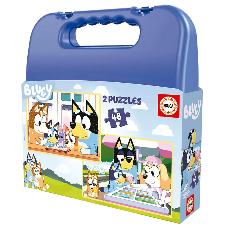 Bluey puzzle 2x48db-os termékfotó