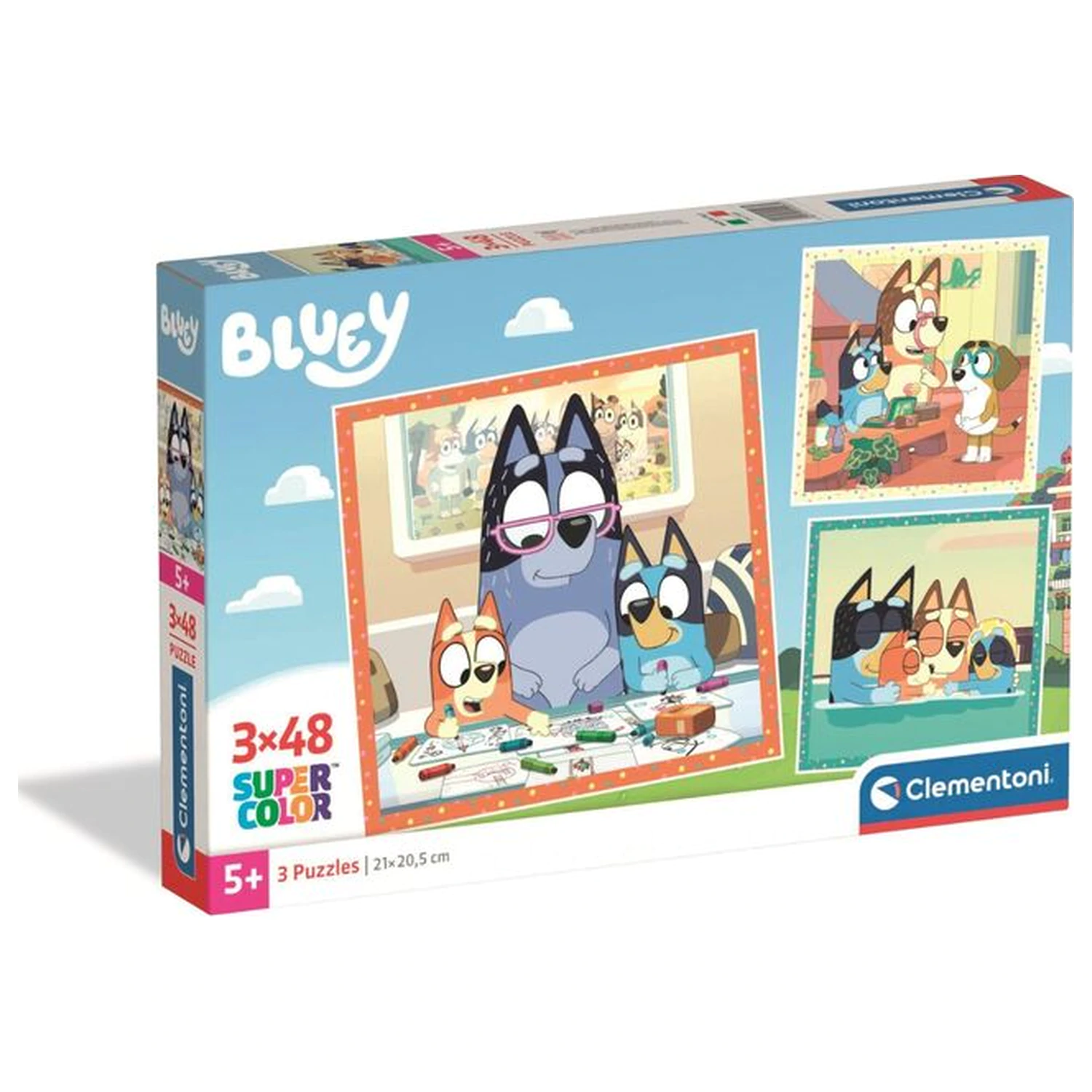 Bluey puzzle 3x48db-os termékfotó