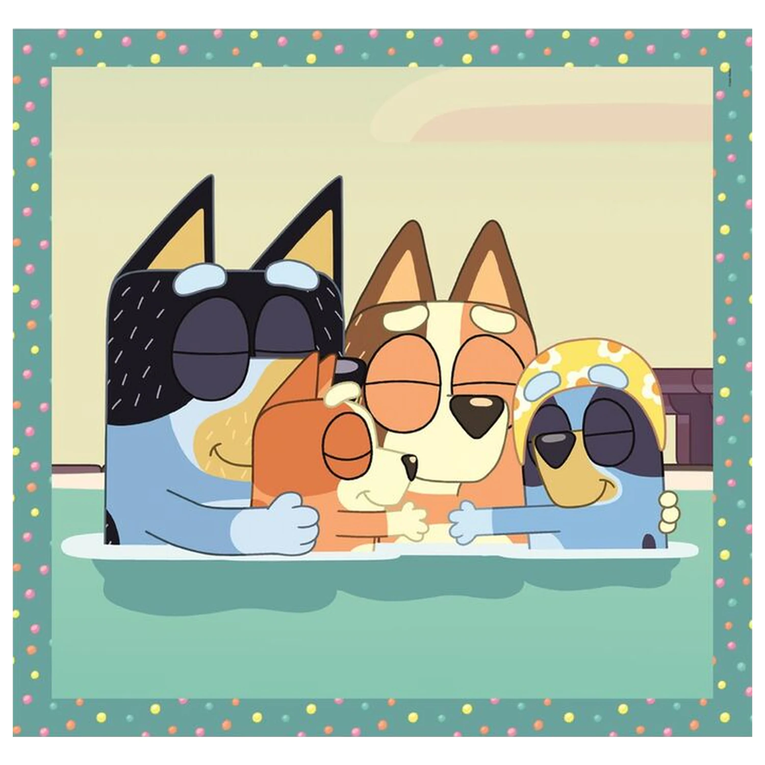 Bluey puzzle 3x48db-os termékfotó