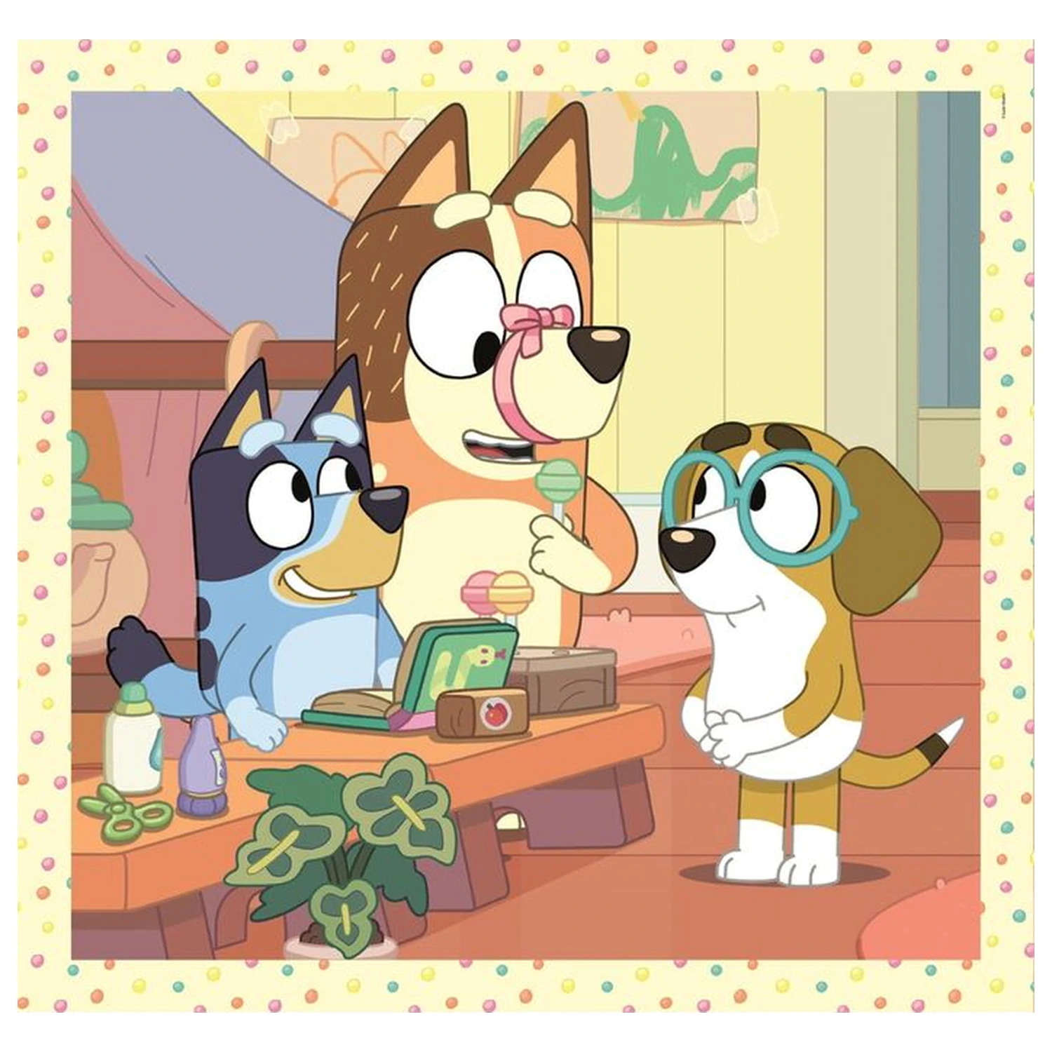 Bluey puzzle 3x48db-os termékfotó
