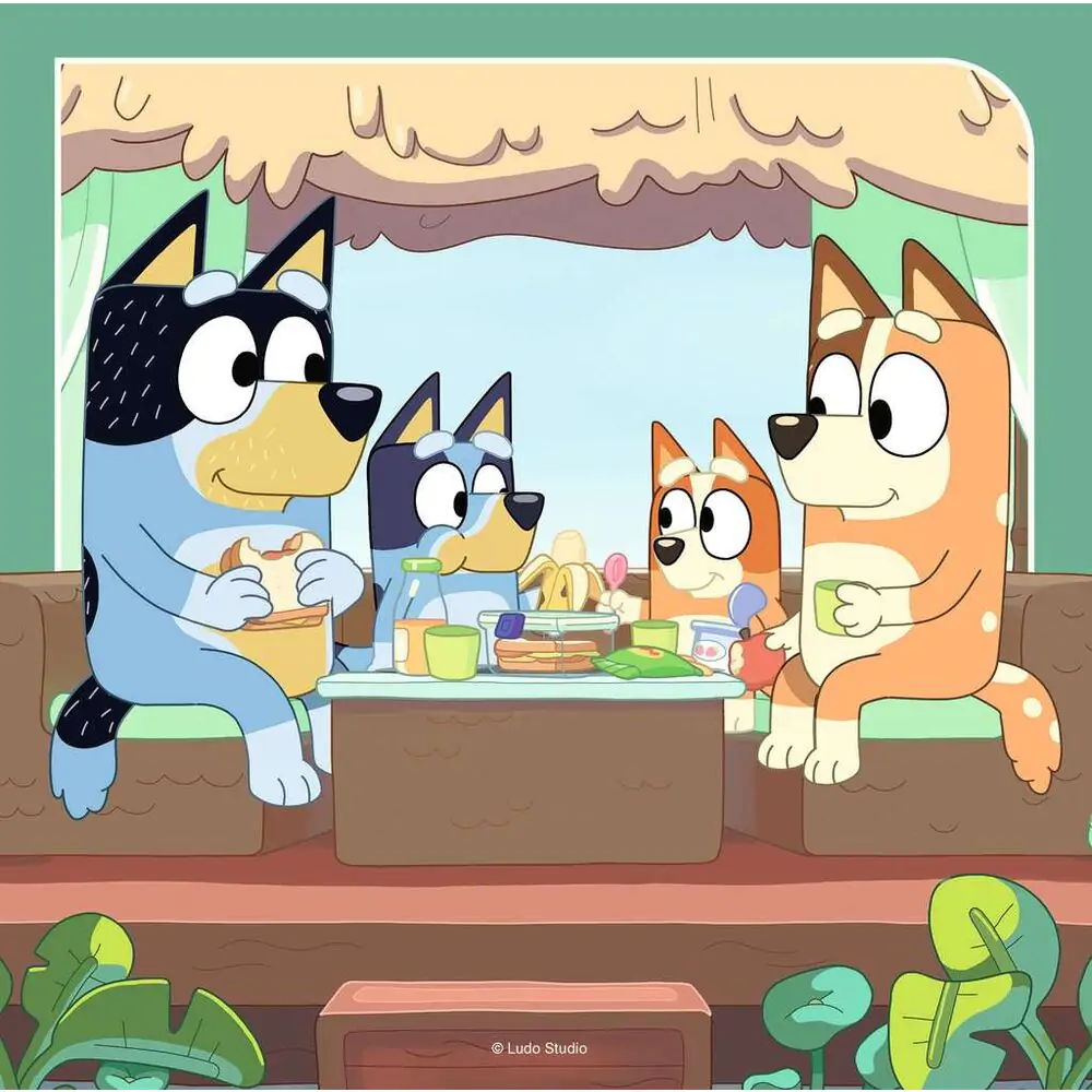 Bluey puzzle 3x49db-os termékfotó
