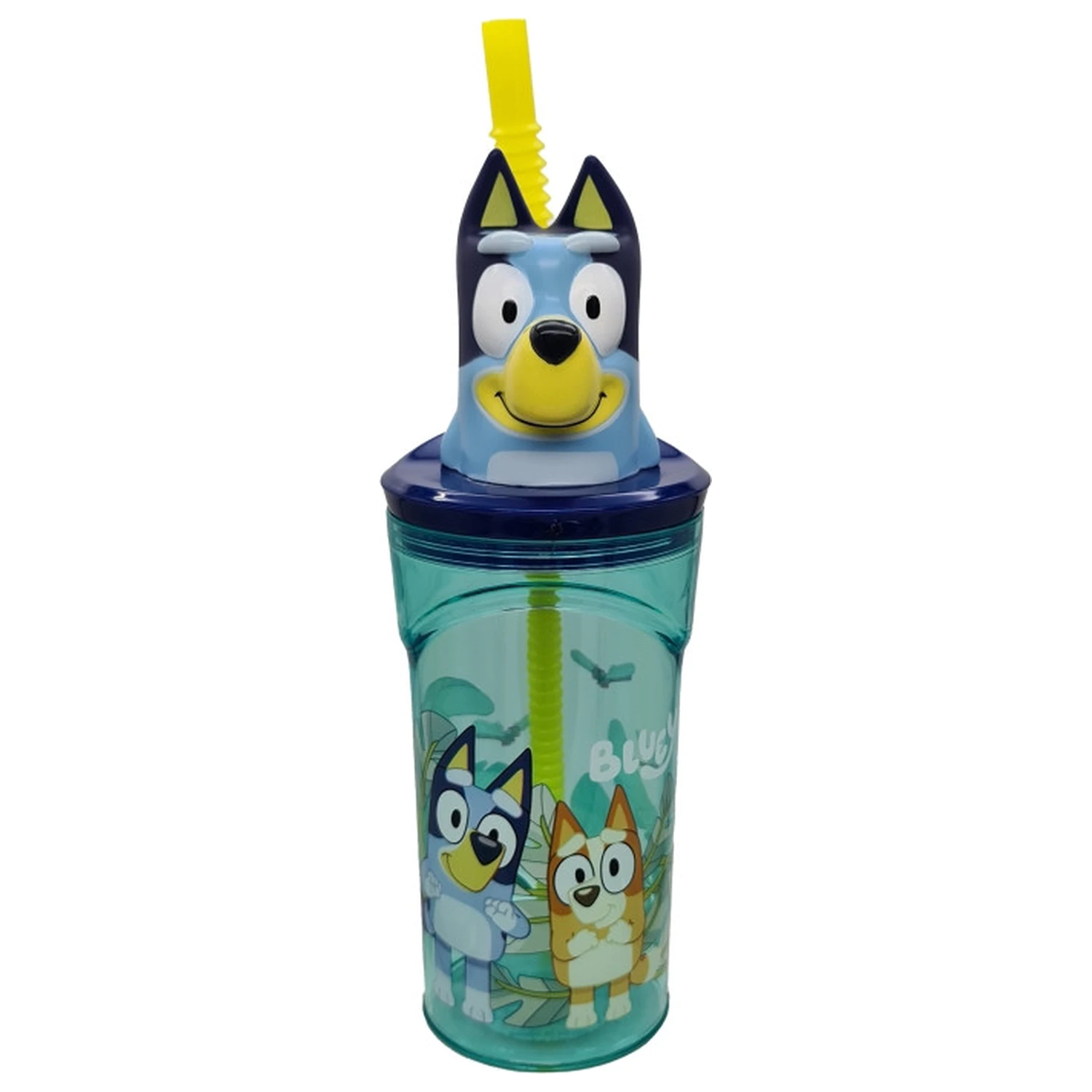 Bluey Splash 3D műanyag szívószálas pohár 360 ml termékfotó