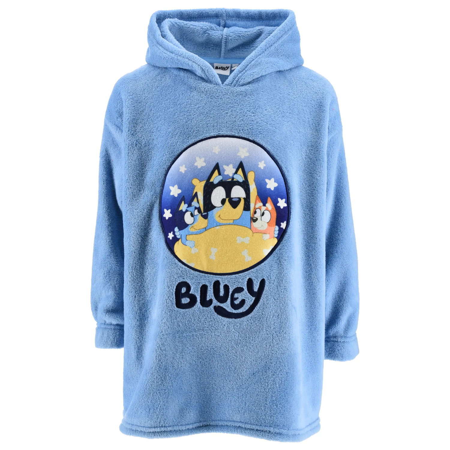 Bluey Stars belebújós plüss polár takaró, poncsó 6/8 év termékfotó