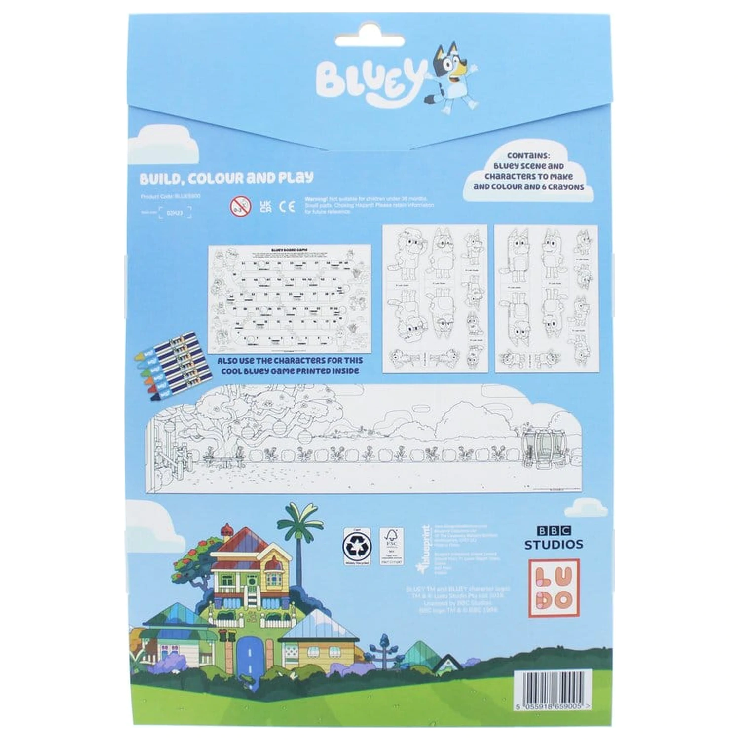 Bluey színező csomag termékfotó