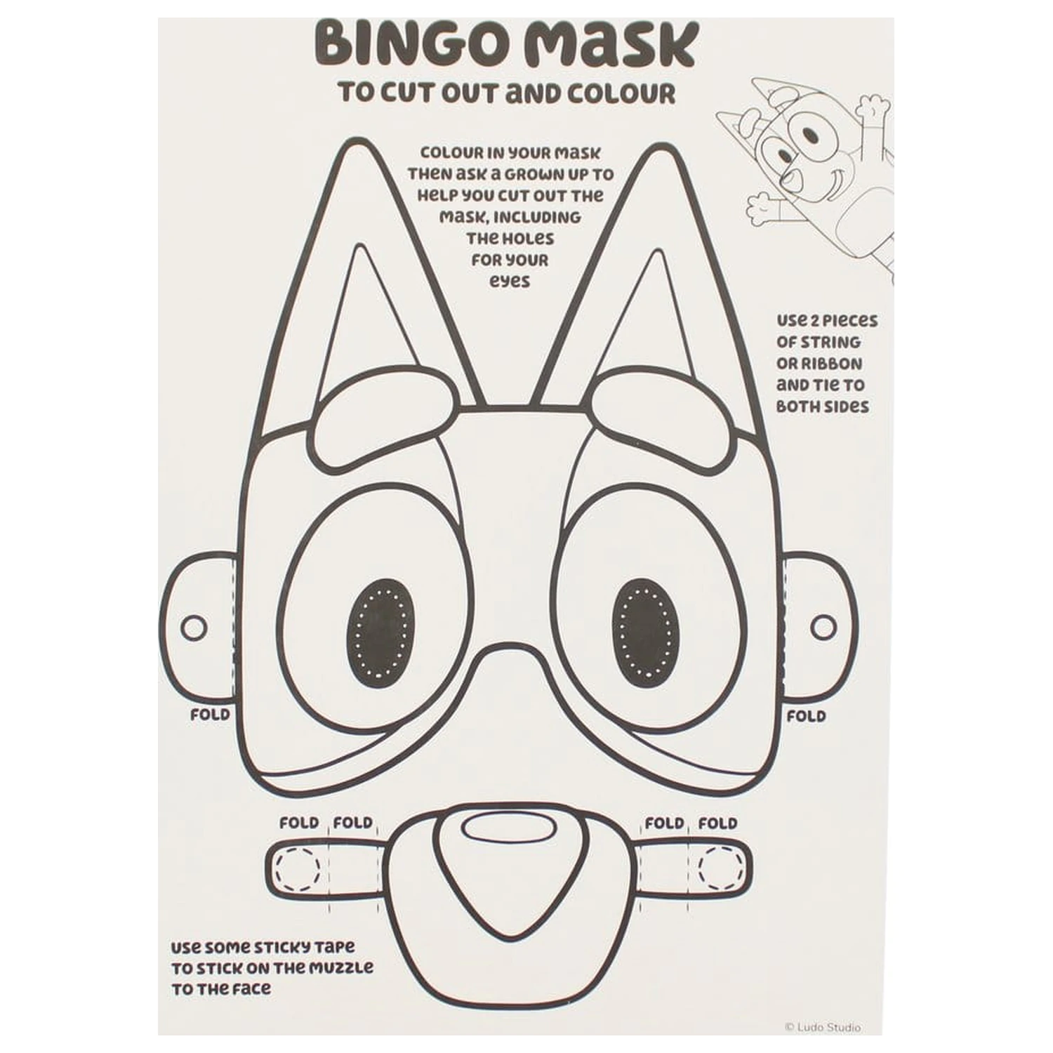 Bluey színező csomag termékfotó