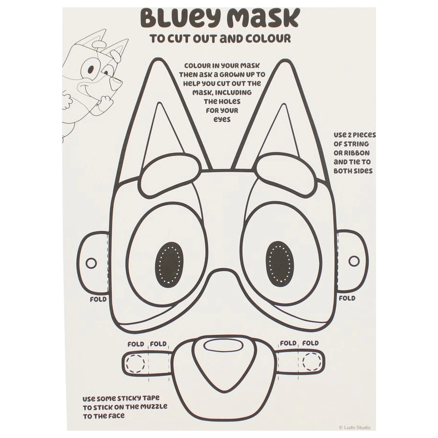 Bluey színező csomag termékfotó