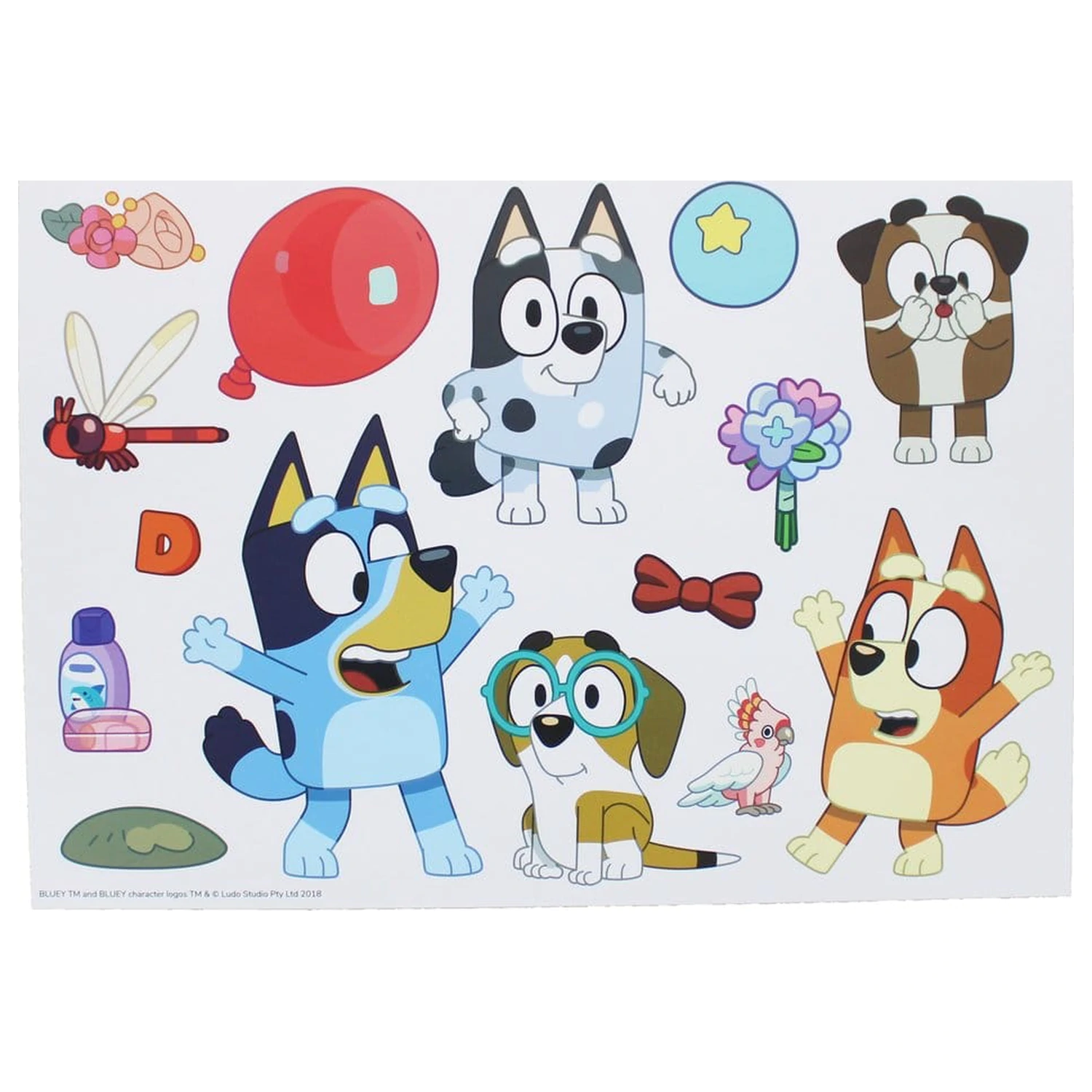 Bluey színező csomag termékfotó