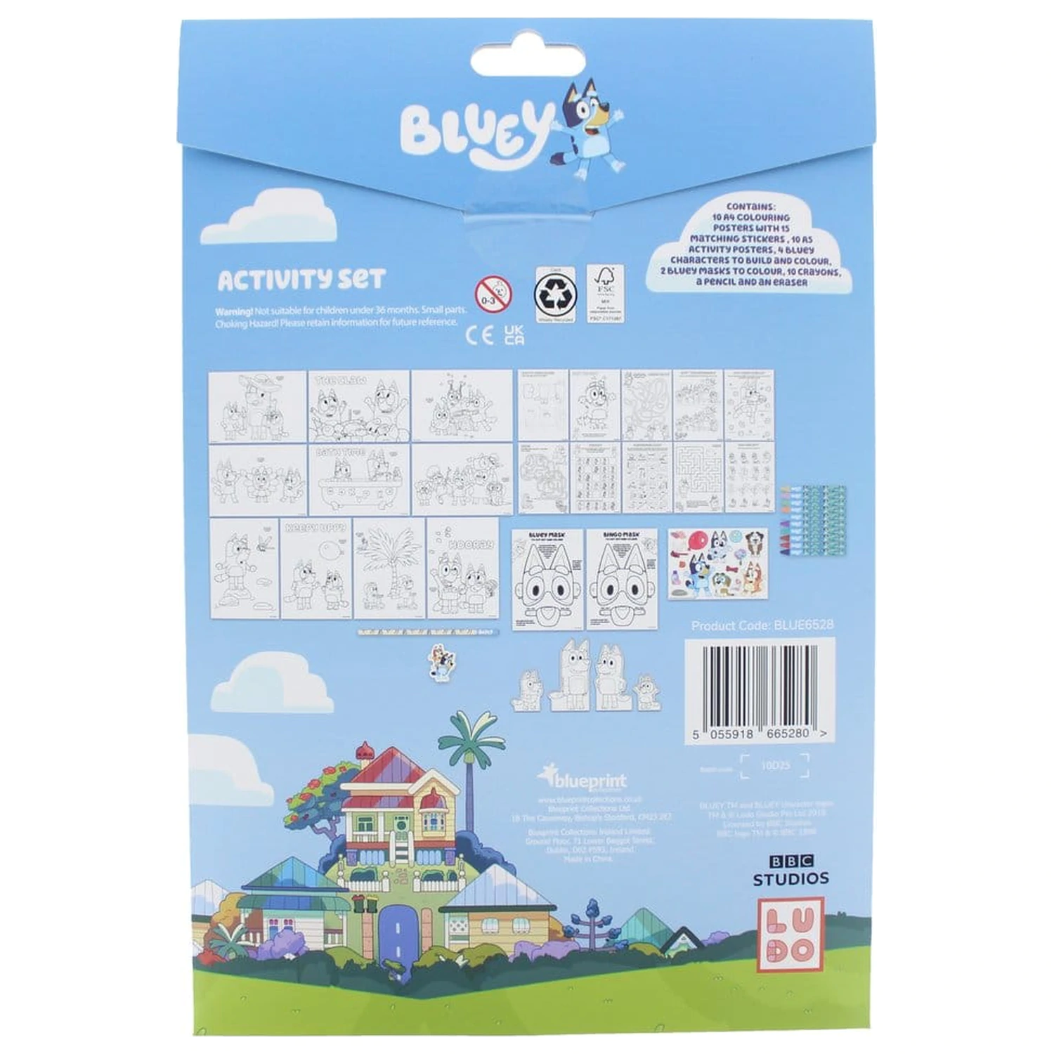 Bluey színező csomag termékfotó