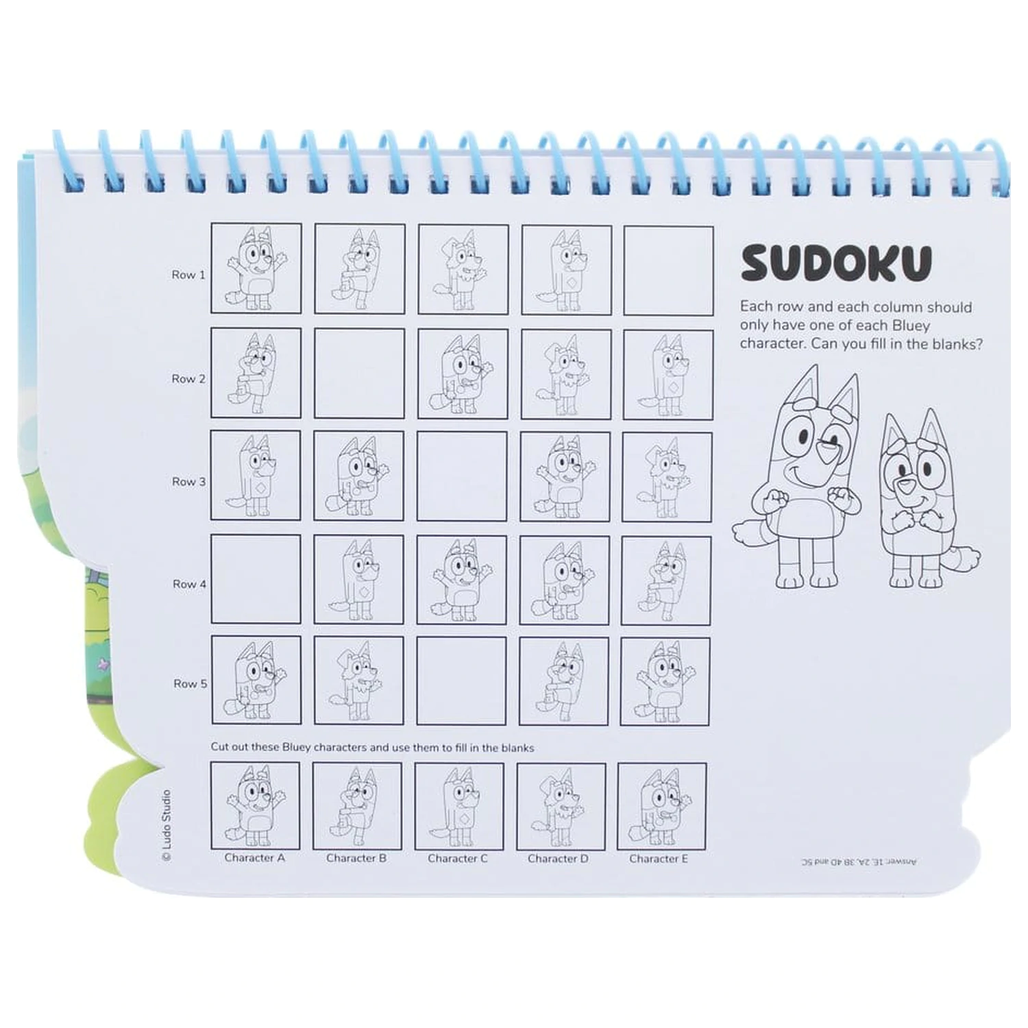 Bluey színező csomag termékfotó