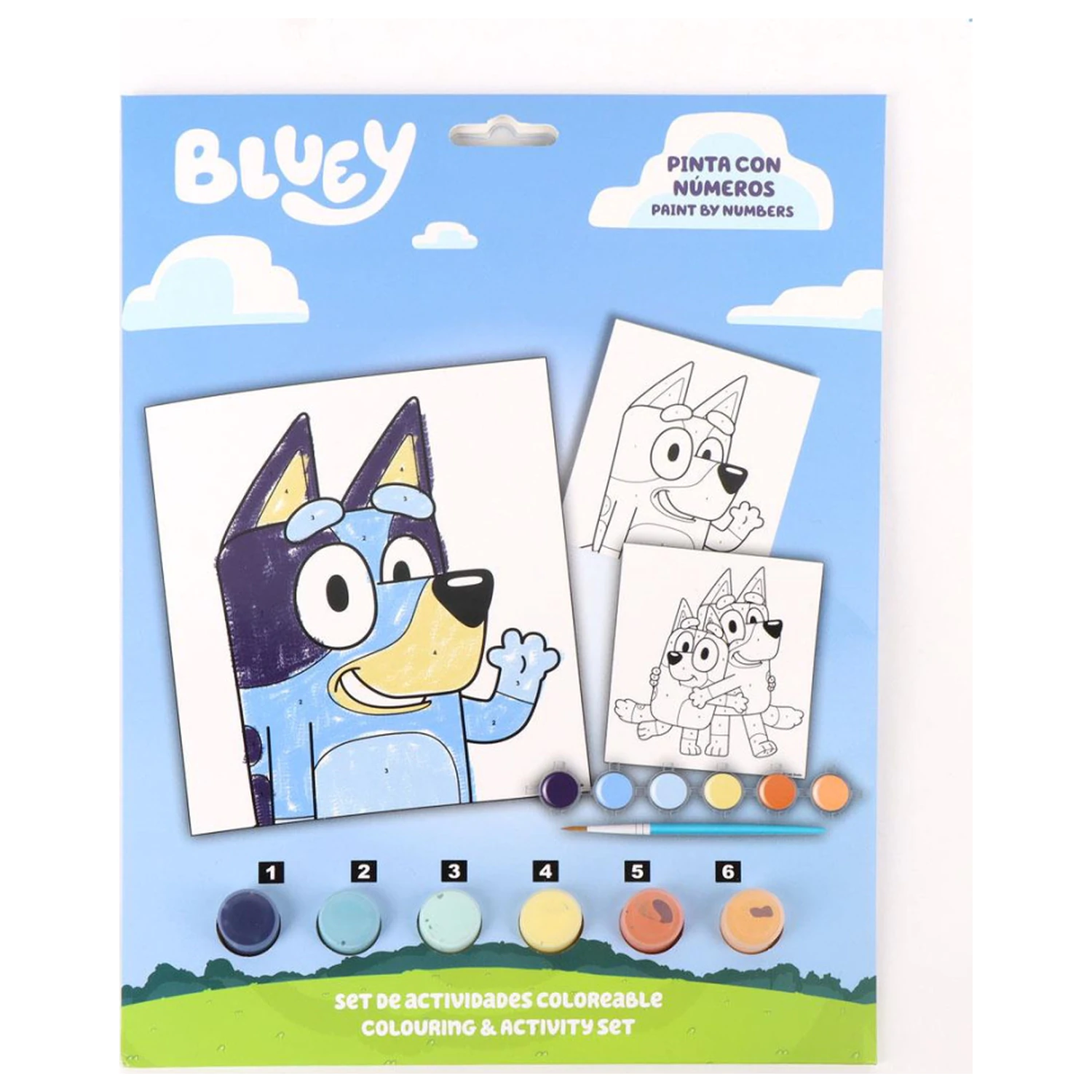 Bluey To Wave számos kifestő szett termékfotó
