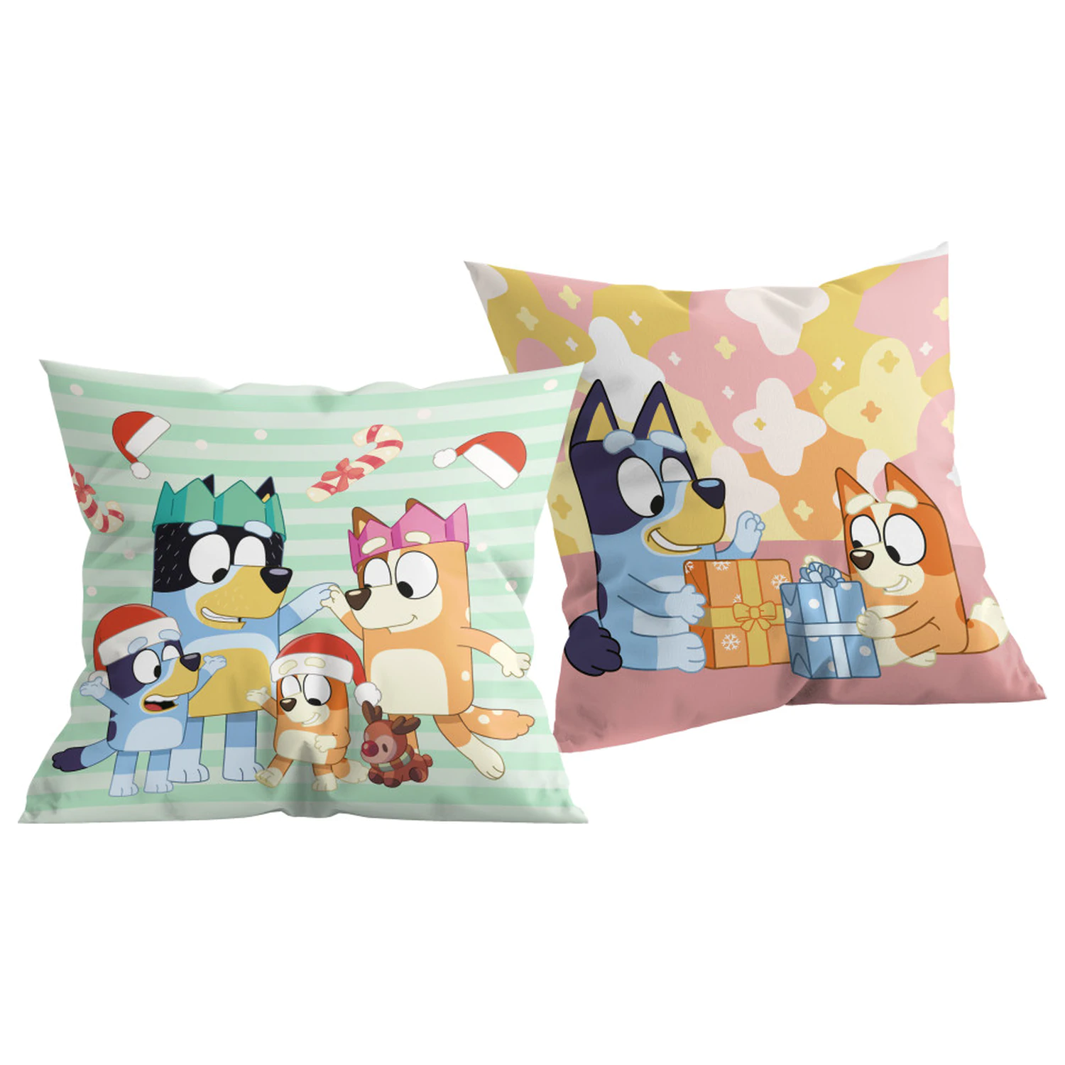 Bluey Winter Karácsonyi párna termékfotó