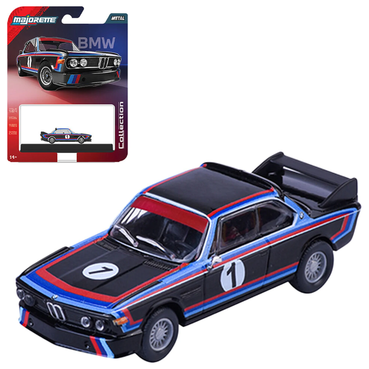 BMW 3.0 CSL 1975 fém modell termékfotó