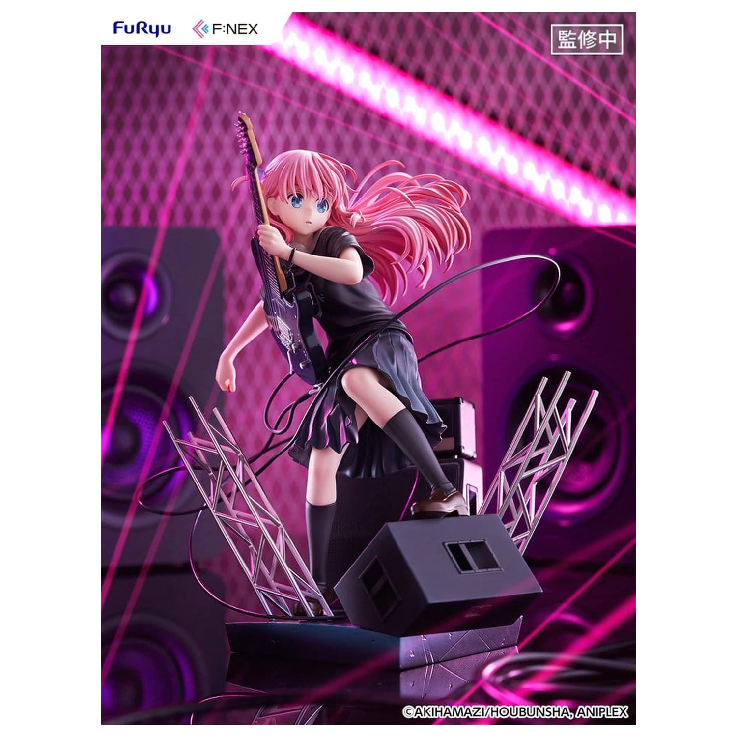 Bocchi the Rock! F:NEX 1/7 Hitori Gotoh Live Ver. PVC figura 24 cm termékfotó