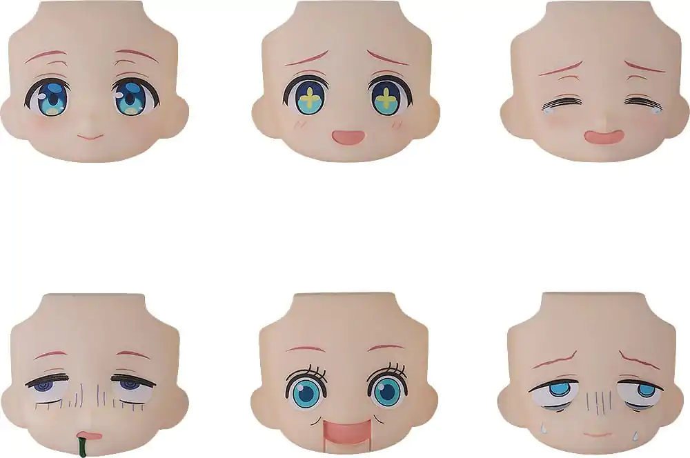 Bocchi the Rock! Nendoroid More Decorative Parts for Nendoroid Figures Face Swap Bocchi Selection (Rerelease) figura kiegészítő csomag termékfotó