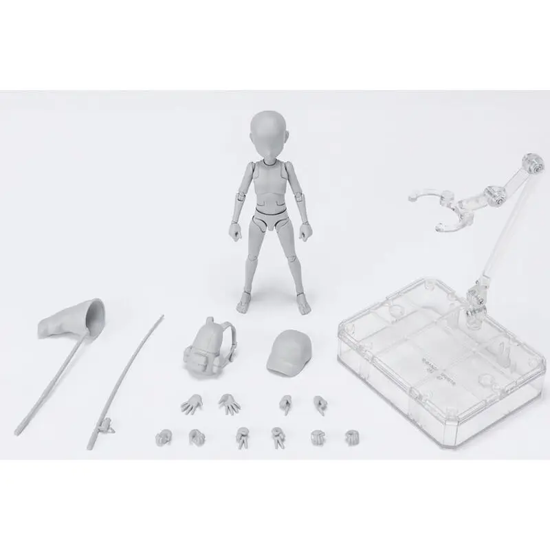S.H. Figuarts akciófigura Body Kun Ken Sugimori Edition DX Set (Gray Color Ver.) 13 cm termékfotó