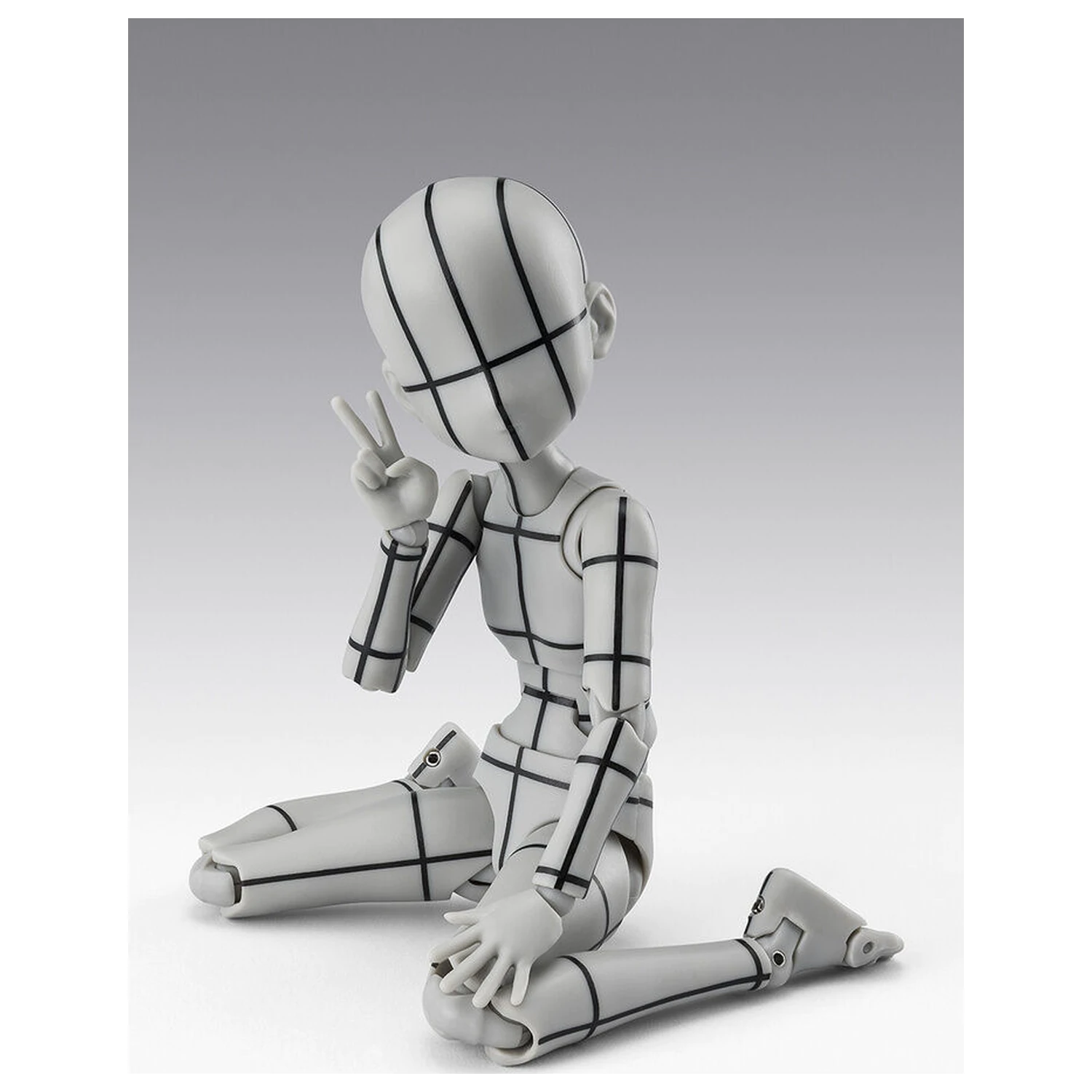 Body Series Body-Chan- Ken Sugimori Edition Wireframe Gray Color Ver. S.H. Figuarts figura 13cm termékfotó