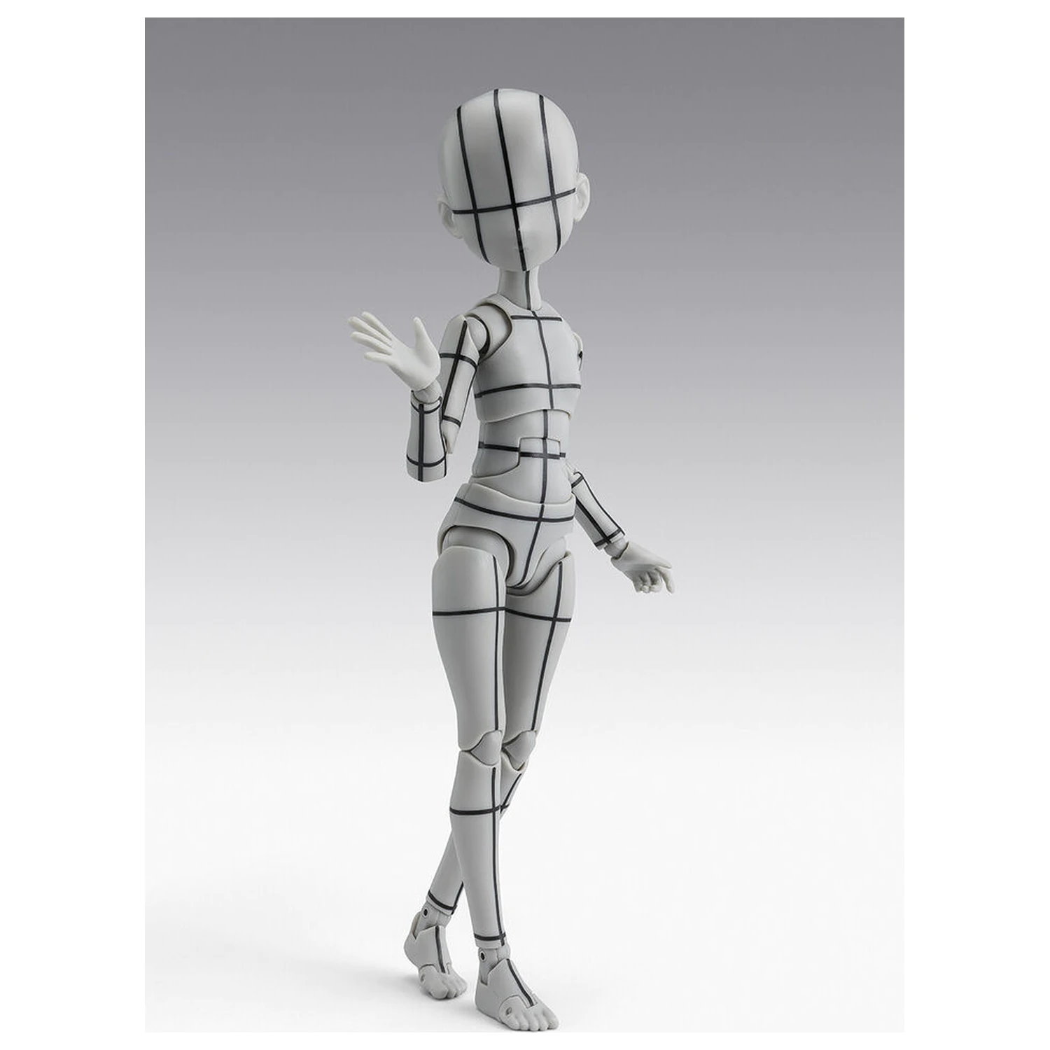 Body Series Body-Chan- Ken Sugimori Edition Wireframe Gray Color Ver. S.H. Figuarts figura 13cm termékfotó