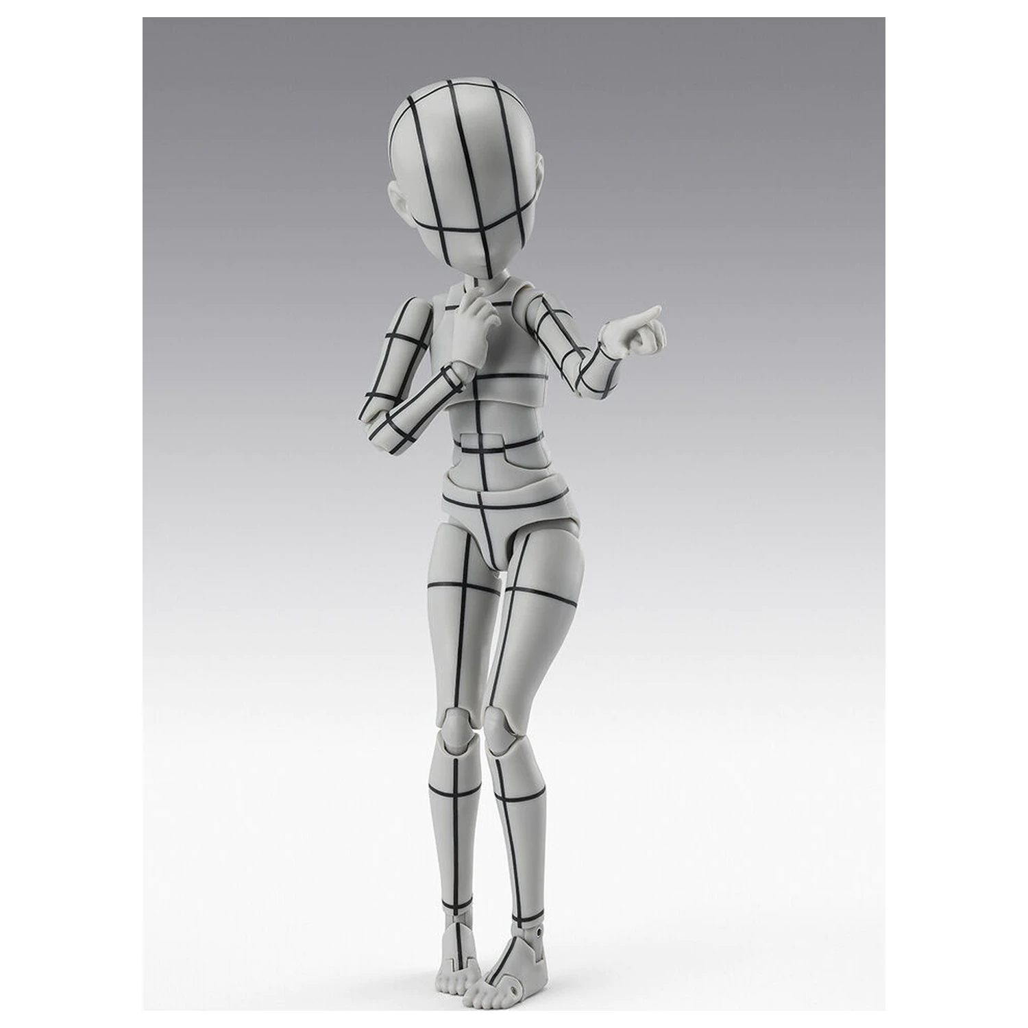 Body Series Body-Chan- Ken Sugimori Edition Wireframe Gray Color Ver. S.H. Figuarts figura 13cm termékfotó