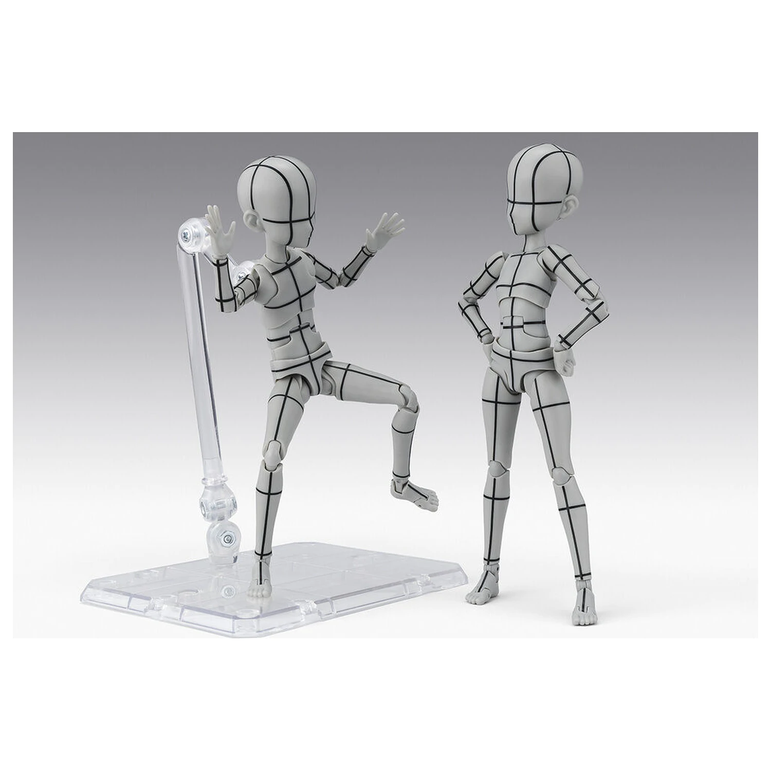 Body Series Body-Kun- Ken Sugimori Edition Wireframe Gray Color Ver. S.H. Figuarts figura 13cm termékfotó