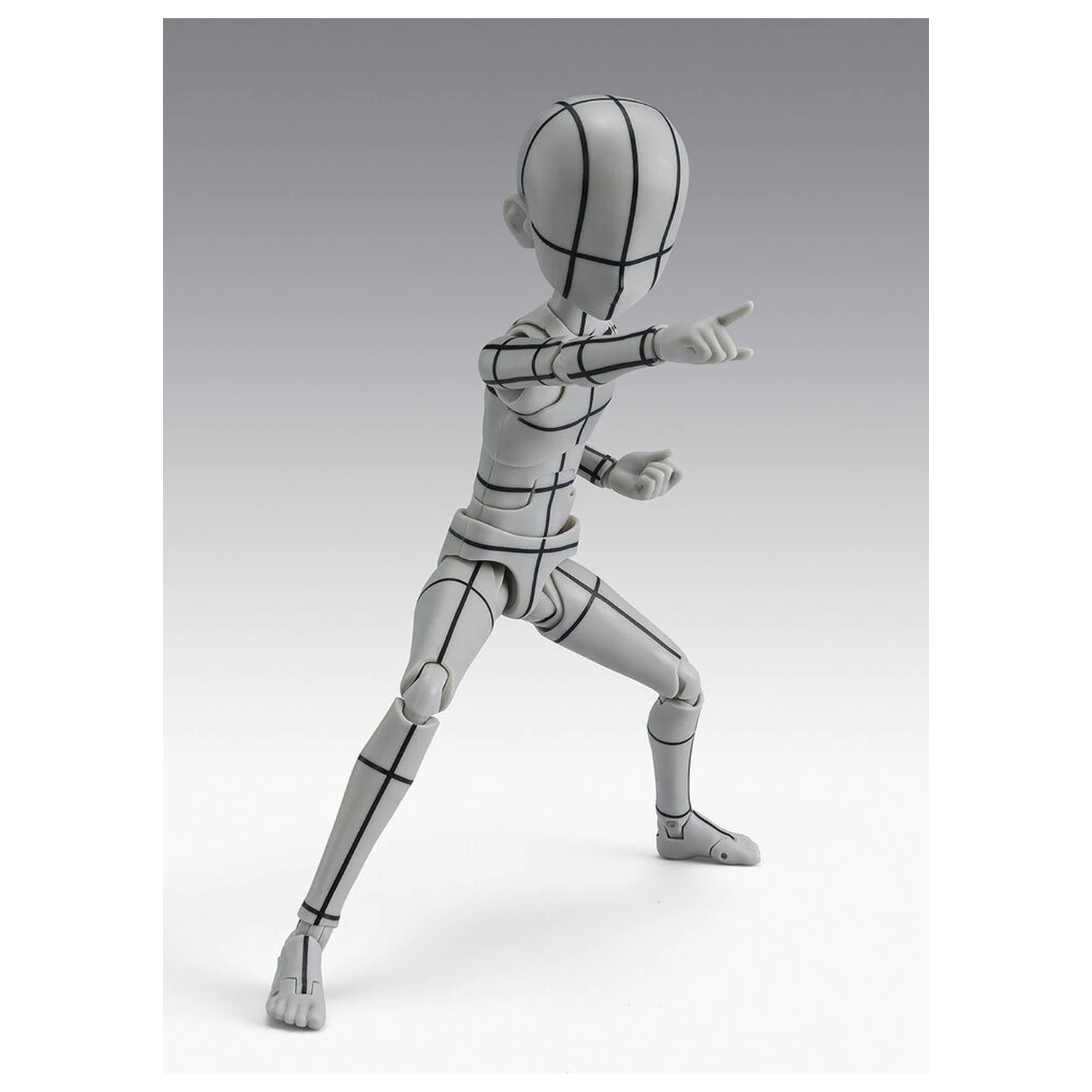 Body Series Body-Kun- Ken Sugimori Edition Wireframe Gray Color Ver. S.H. Figuarts figura 13cm termékfotó