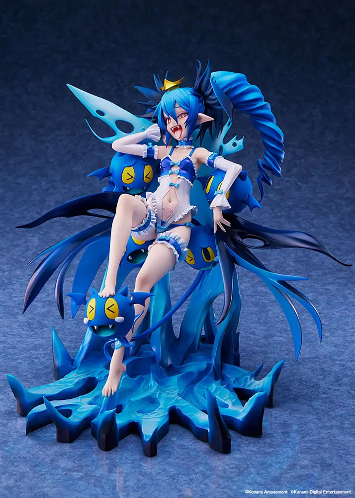 Bombergirl 1/7 Aqua Lewysia Aquablue Vampire Negligee Ver. PVC szobor figura 25 cm termékfotó