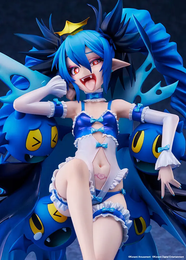 Bombergirl 1/7 Aqua Lewysia Aquablue Vampire Negligee Ver. PVC szobor figura 25 cm termékfotó