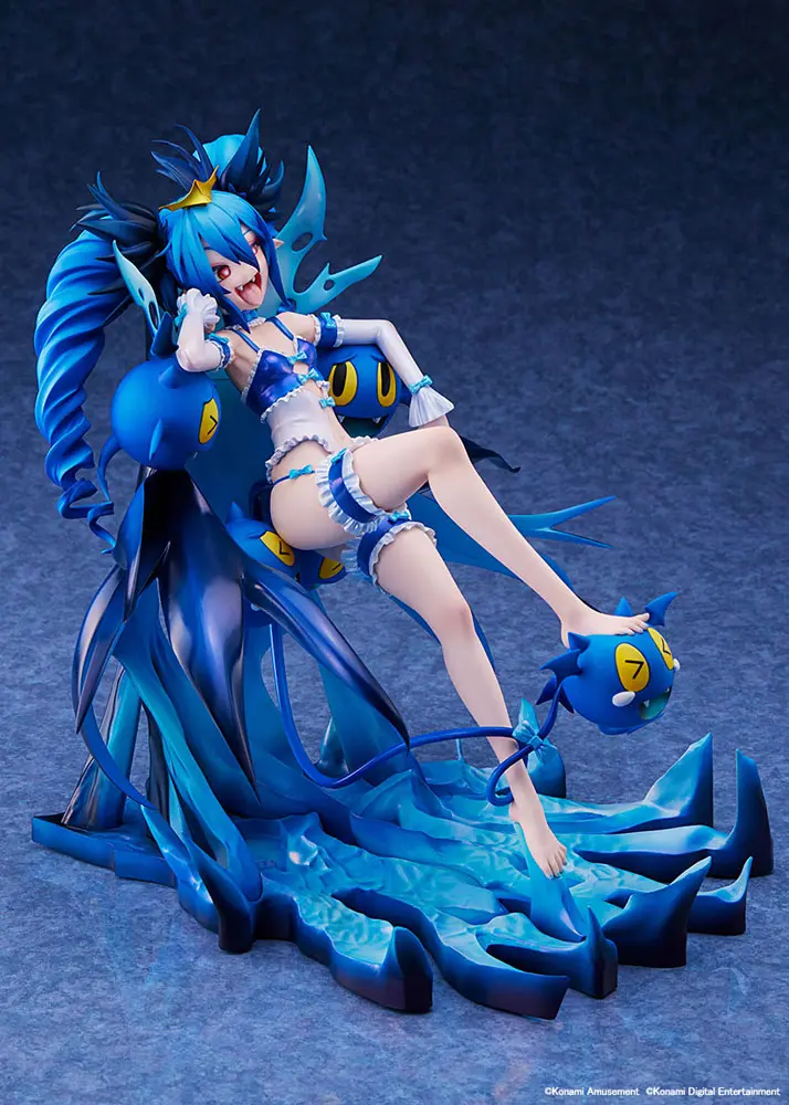 Bombergirl 1/7 Aqua Lewysia Aquablue Vampire Negligee Ver. PVC szobor figura 25 cm termékfotó