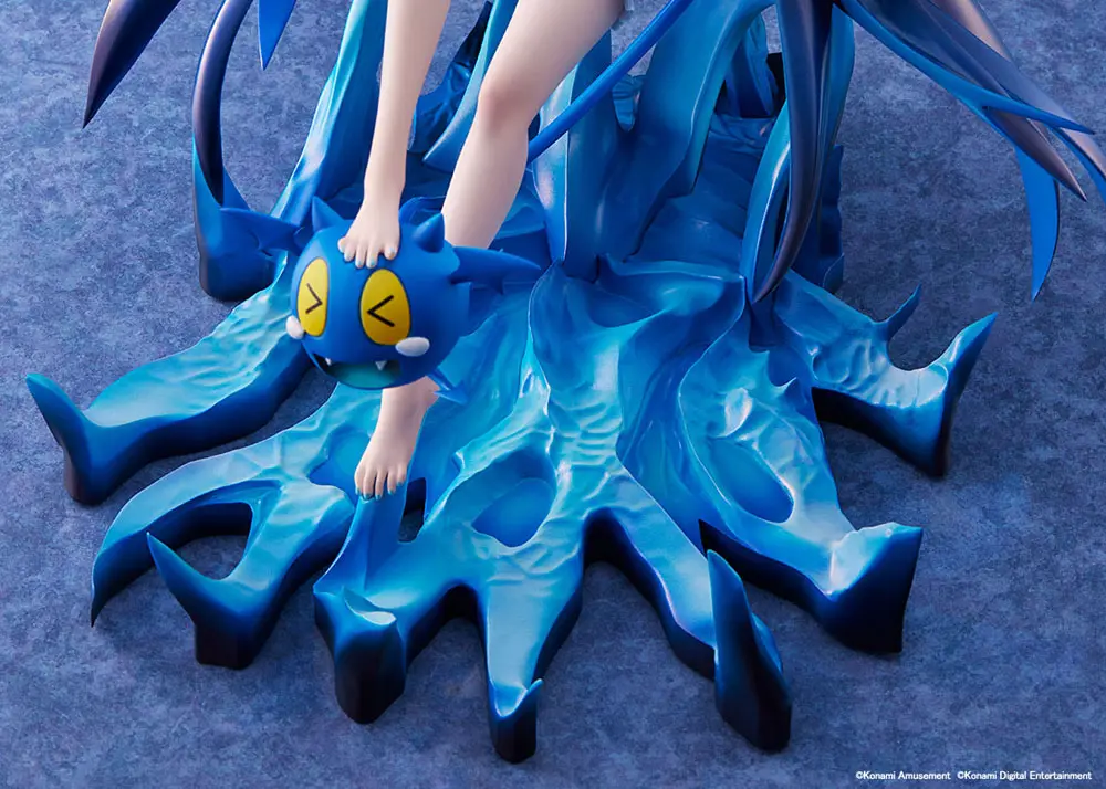 Bombergirl 1/7 Aqua Lewysia Aquablue Vampire Negligee Ver. PVC szobor figura 25 cm termékfotó