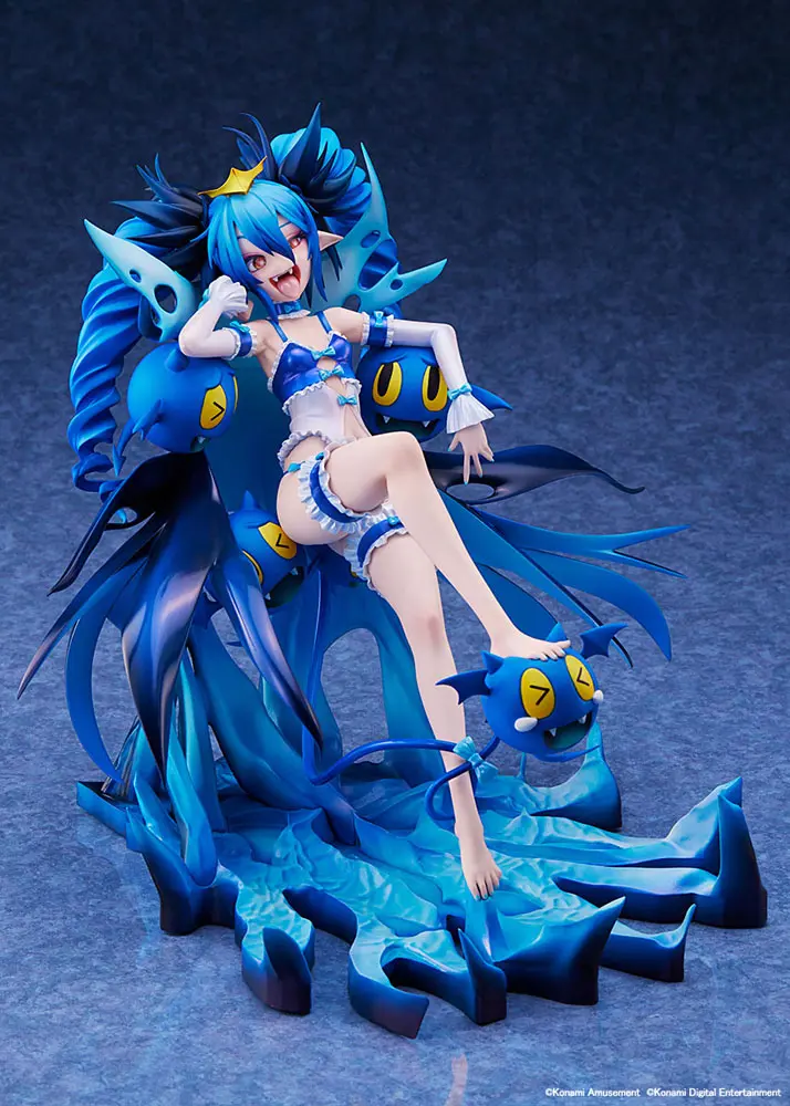 Bombergirl 1/7 Aqua Lewysia Aquablue Vampire Negligee Ver. PVC szobor figura 25 cm termékfotó