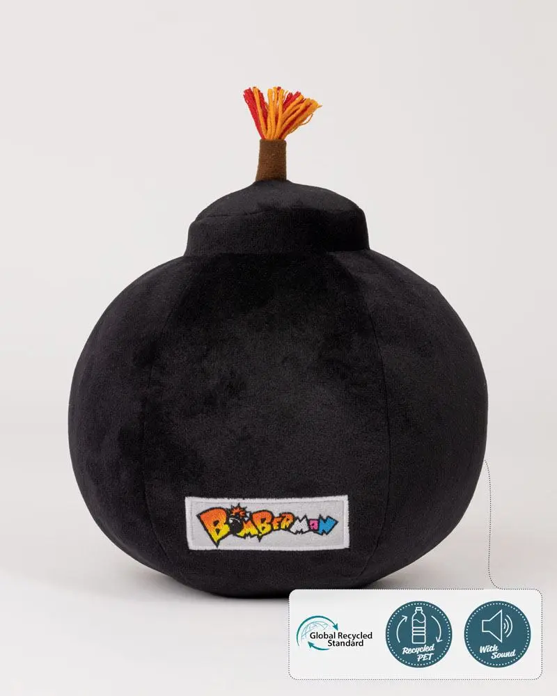 Bomberman Bomb plüss figura hanggal 30 cm termékfotó