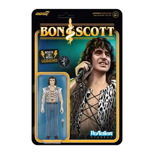 Bon Scott ReAction Wave 02 Bon Scott (Leopard Print) akciófigura 10 cm termékfotó