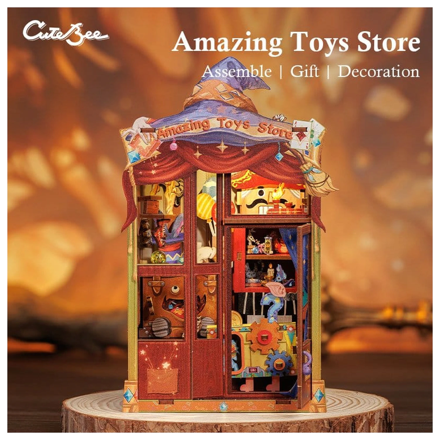 Book Nook Amazing Toy Store 17 x 12 cm   termékfotó