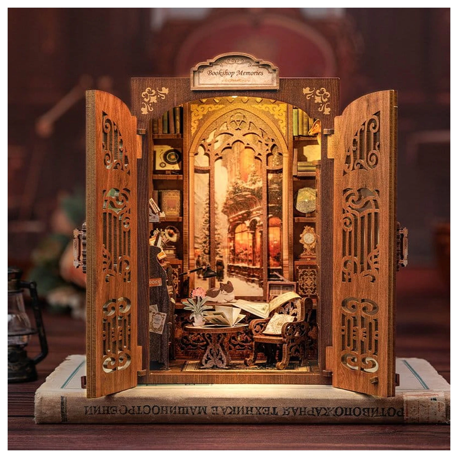 Book Nook Bookshop Memories 17 x 10 cm  termékfotó