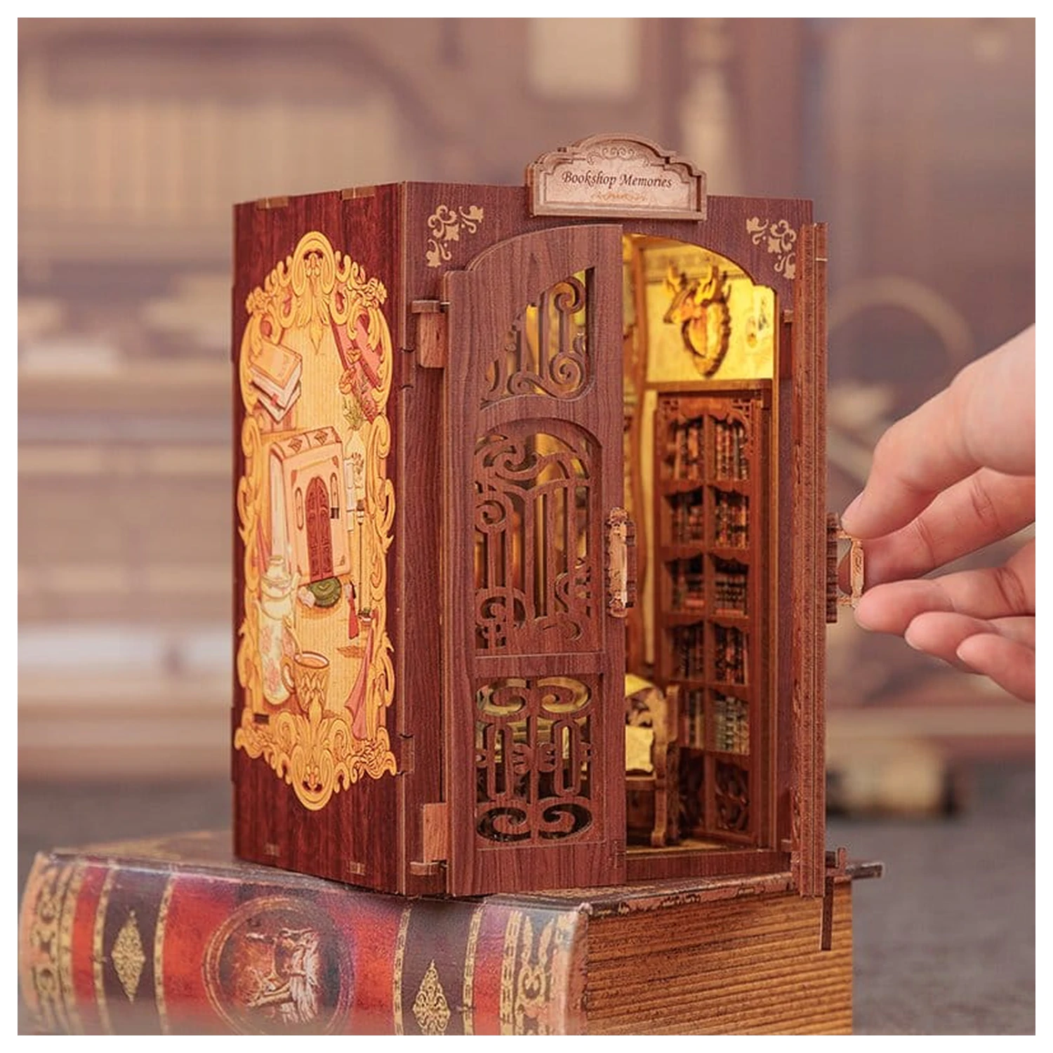 Book Nook Bookshop Memories 17 x 10 cm  termékfotó