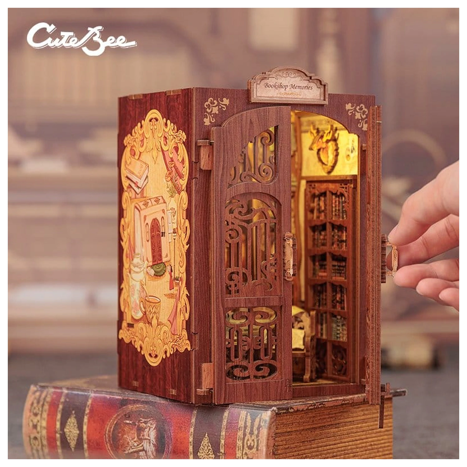 Book Nook Bookshop Memories 17 x 10 cm  termékfotó