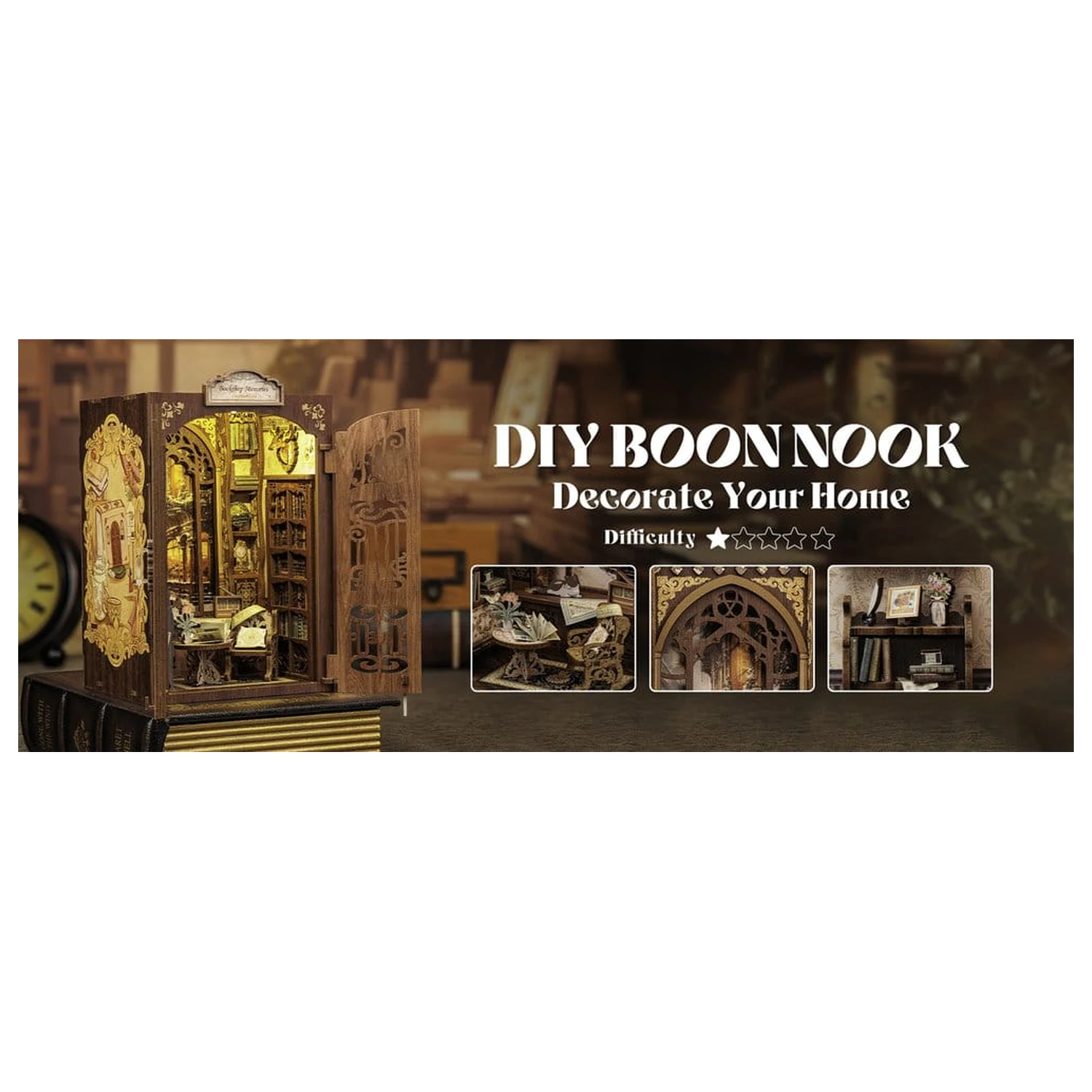 Book Nook Bookshop Memories 17 x 10 cm  termékfotó