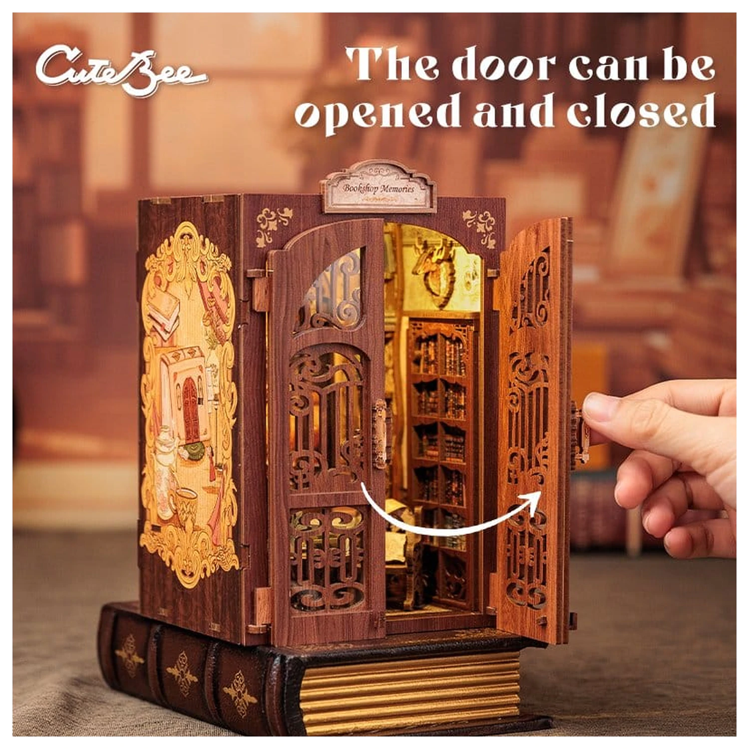 Book Nook Bookshop Memories 17 x 10 cm  termékfotó