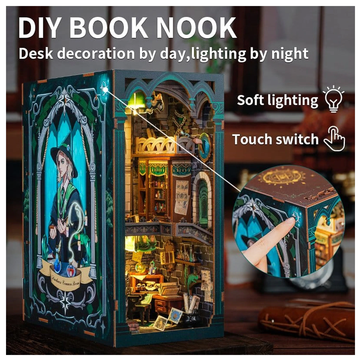 Book Nook Darkness Common Room 23 x 11 cm  termékfotó