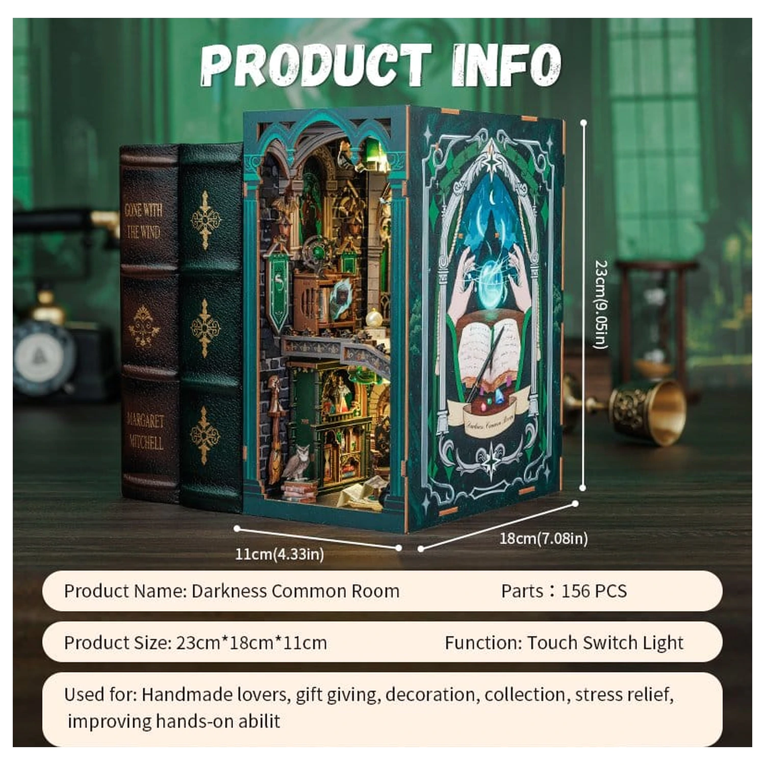 Book Nook Darkness Common Room 23 x 11 cm  termékfotó