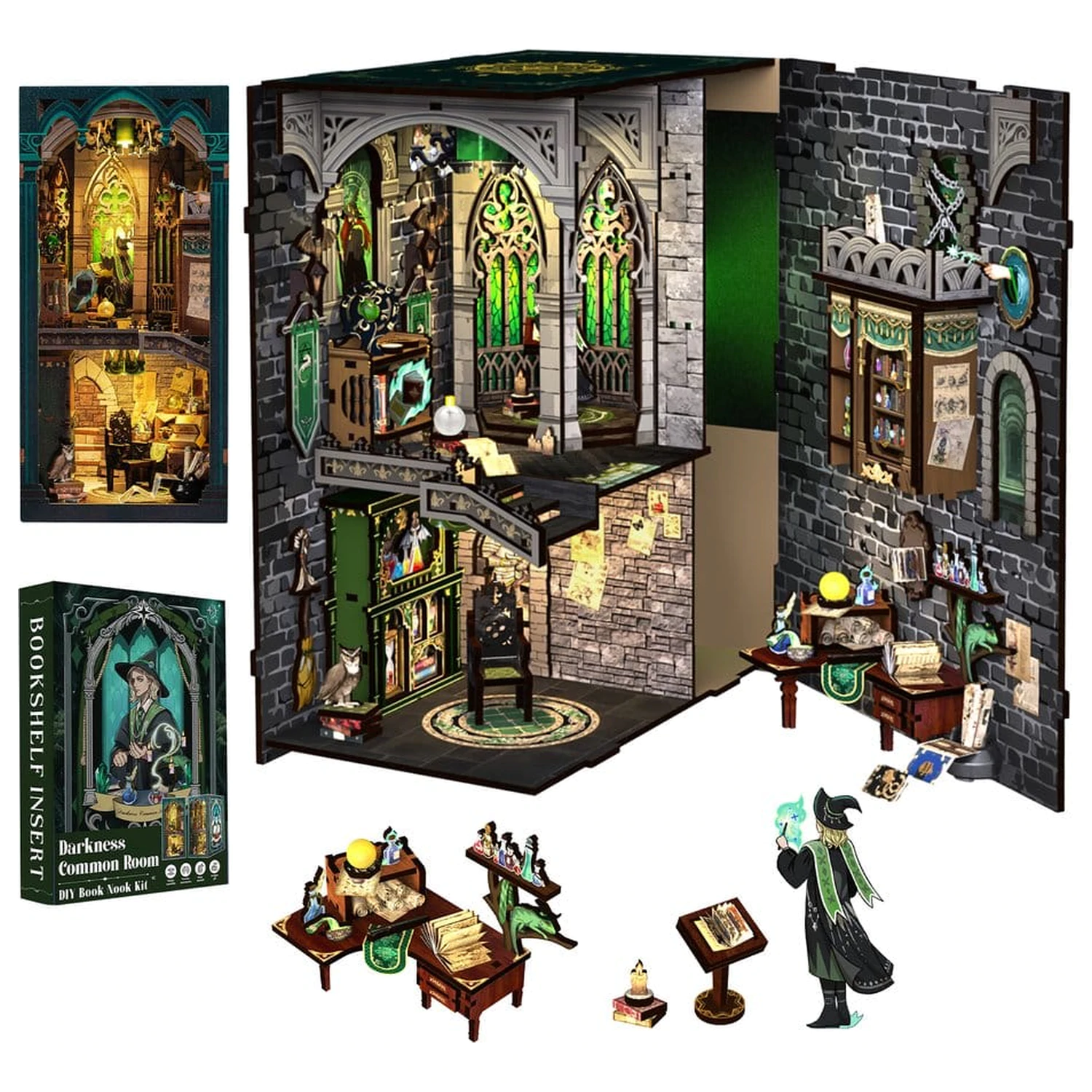 Book Nook Darkness Common Room 23 x 11 cm  termékfotó