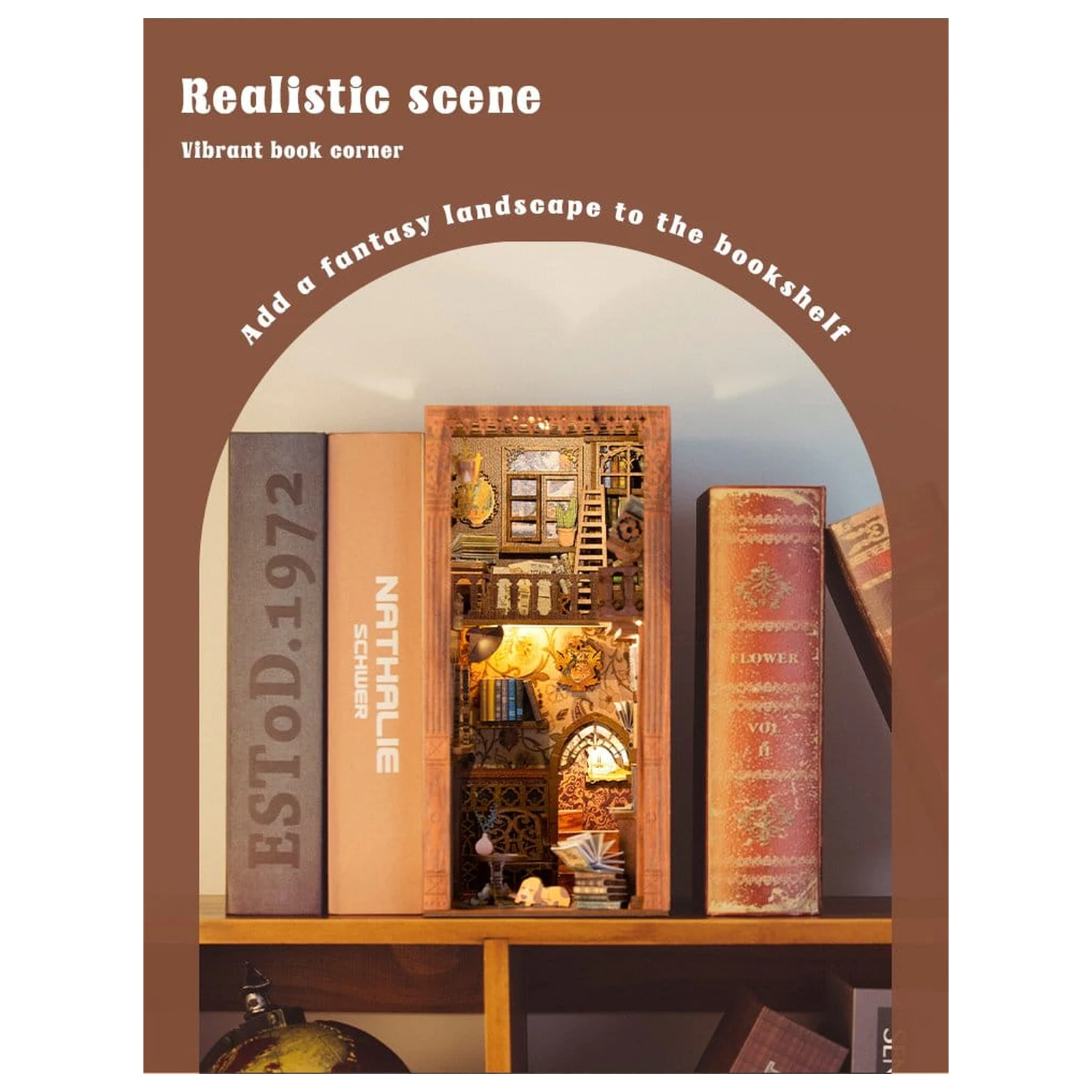 Book Nook Eternal Bookstore 23 x 11 cm  termékfotó